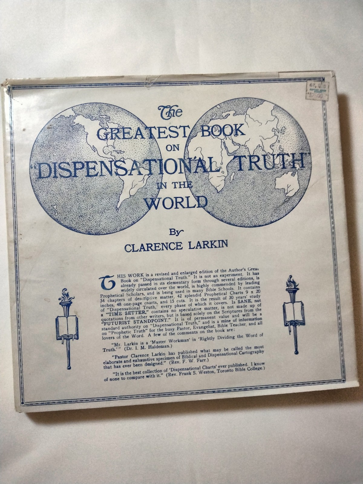 The Greatest Book on Deispensational Truth in the World Clarence Larkin 1920