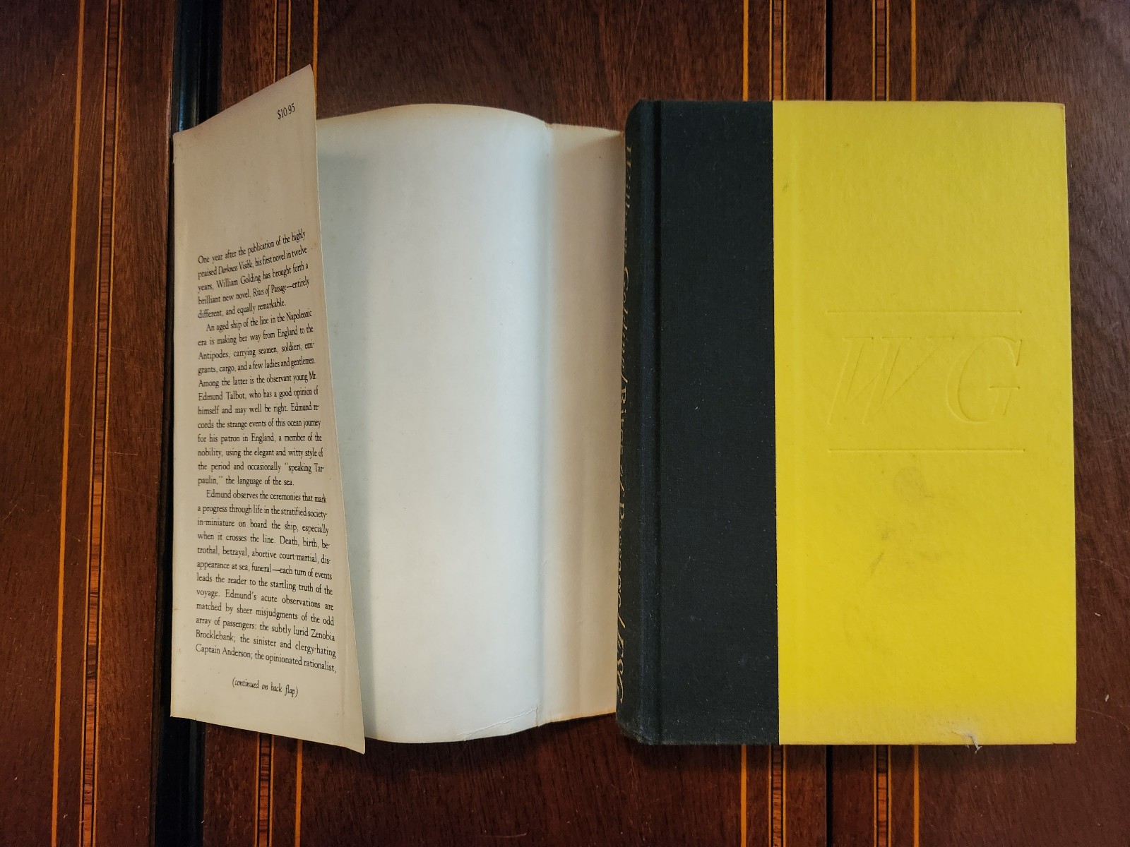Rites of Passage William Golding 1980 1st Edition 1st Printing HC DJ