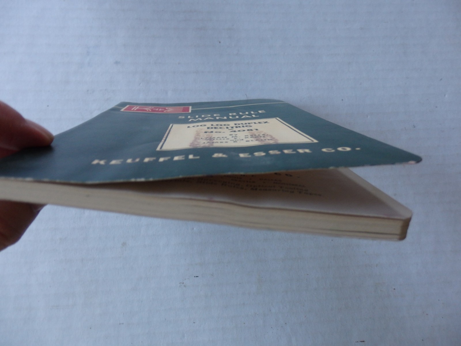 K + E Slide Rule Manual Log Log Decitrig No. 4081 1955 Vintage Booklet