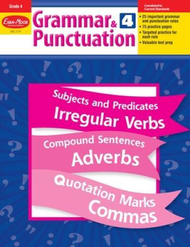 Grammar and Punctuation, Grade 4 – Paperback By Evan Moor – GOOD