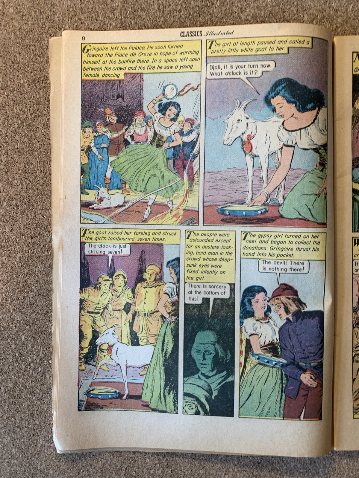 Classics Illustrated #18 The Hunchback Of Notre Dame FN 1966, 48 pages