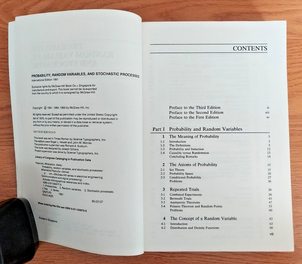 Probability, Random Variables, and Stochastic Processes Third Edition Book VGUC