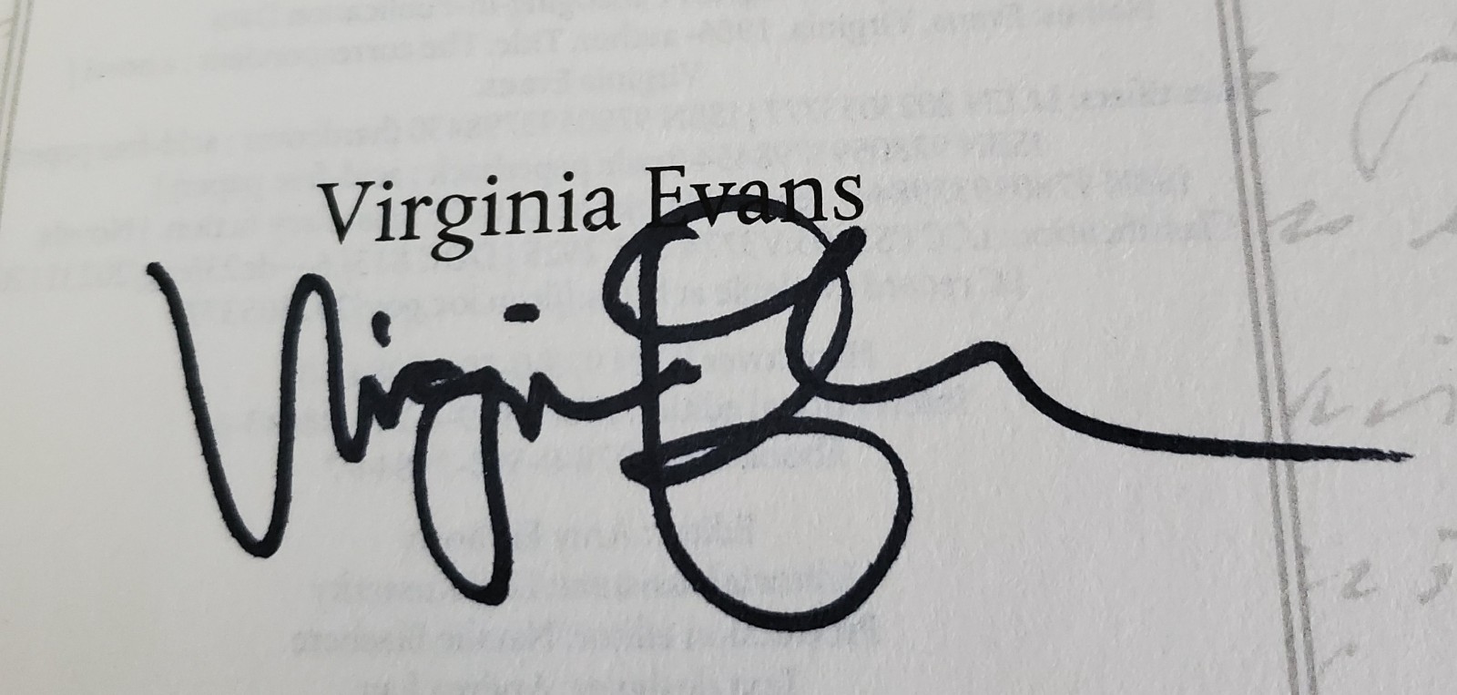 *Signed Title Page THE CORRESPONDENT Virginia Evans 2025 HC/DJ 20th Printing NEW