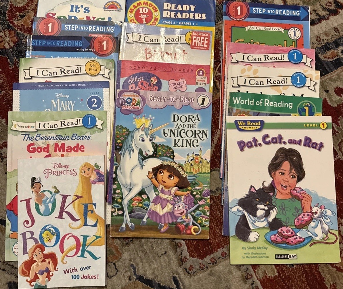 Random Lot of 17 Level 1 &2 Step Into Reading | I Can Read | And More Joke Book