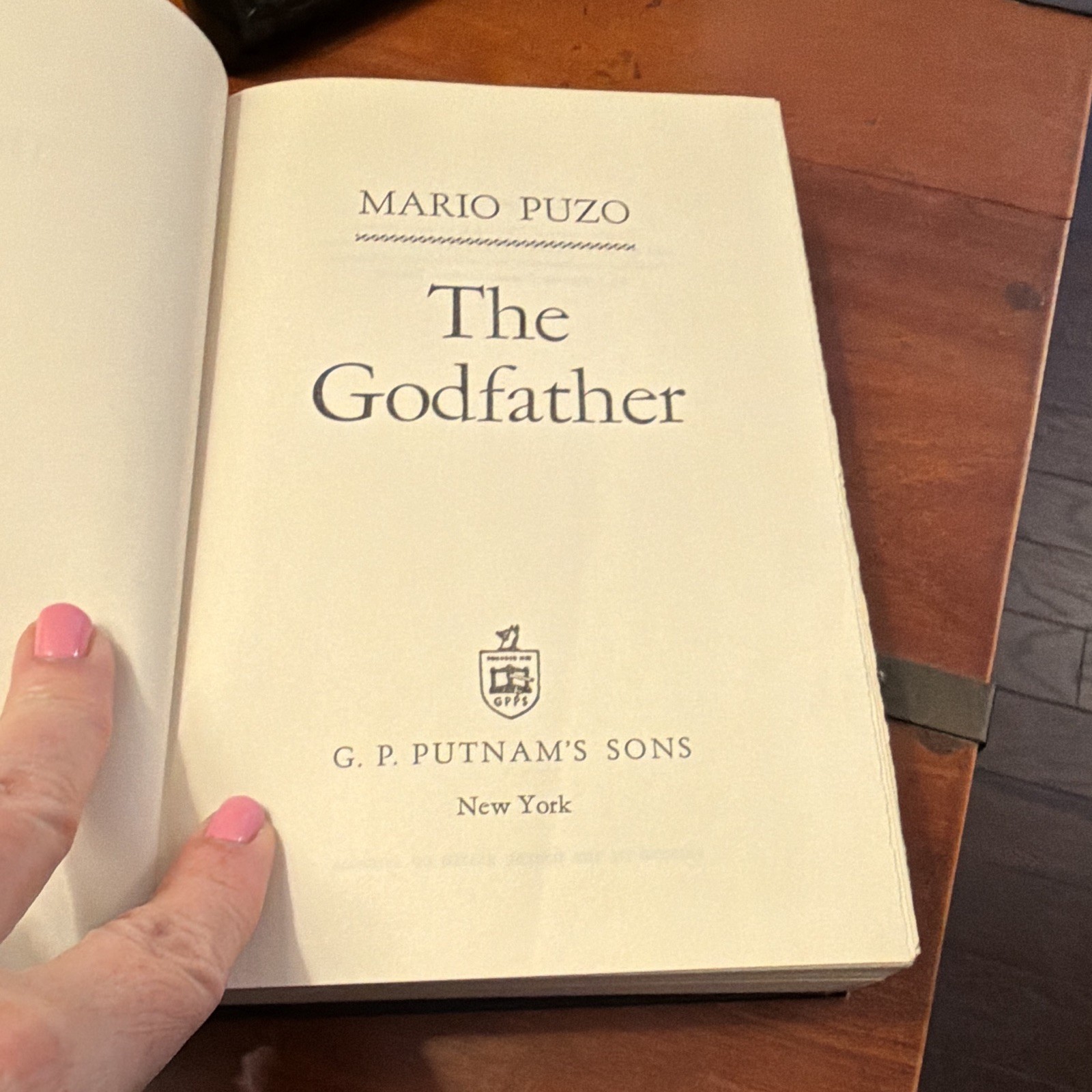 The Godfather – Mario Puzo – Hardcover – G. P. Putnam’s Sons 1969 Crime Mafia
