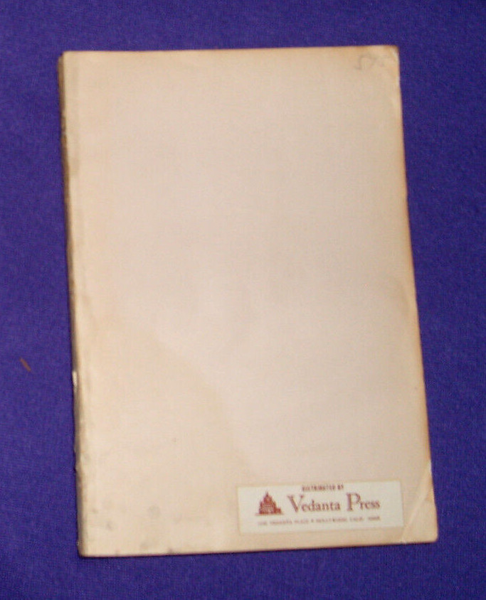 Cradle of Hinduism by Sister Nivedita (1981, Coverless SC) 5 x 7 inches, 318 pgs