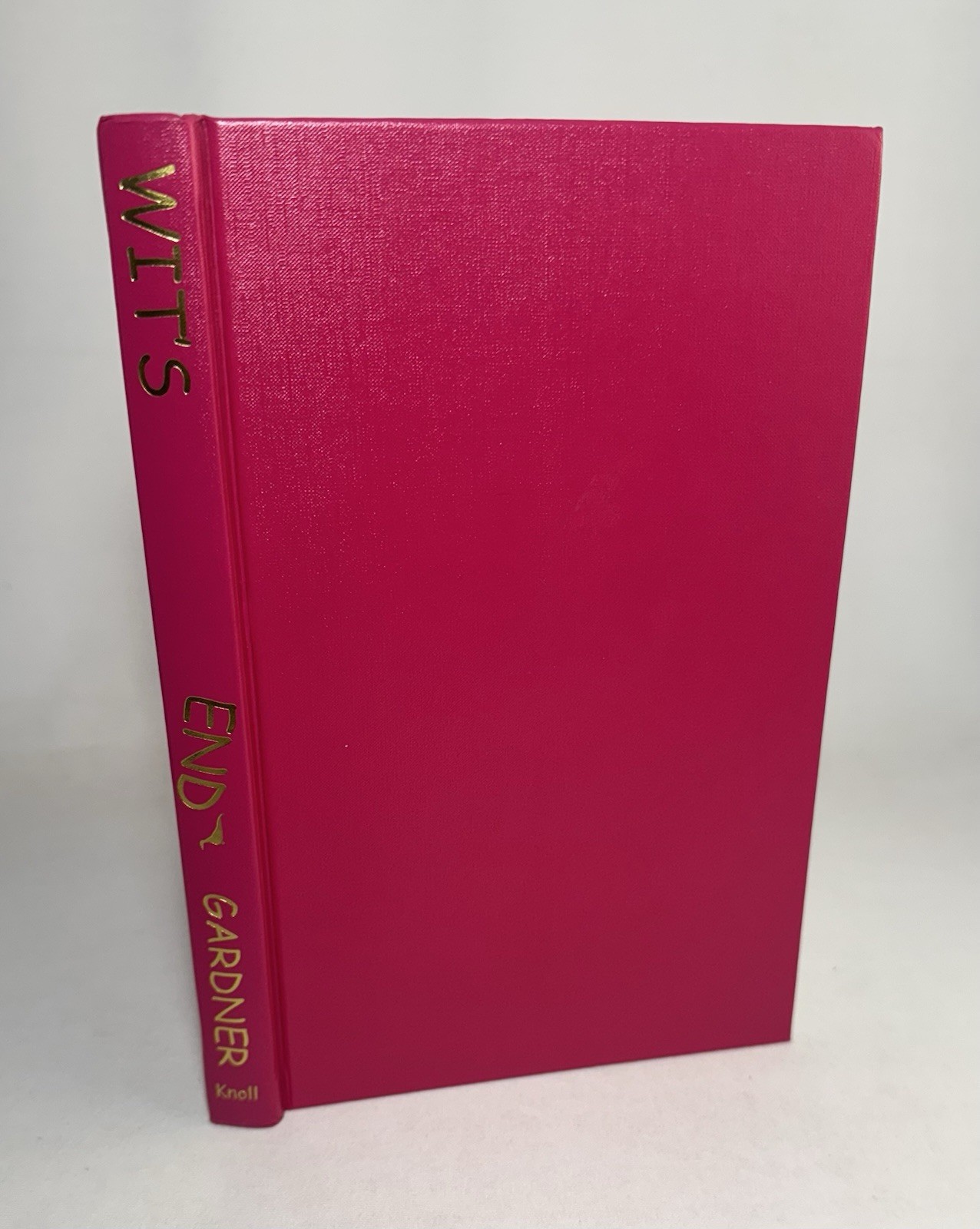 Wit’s End-Ted Gardner-SIGNED-INSCRIBED-TRUE First Edition-1st State DJ-VERY RARE
