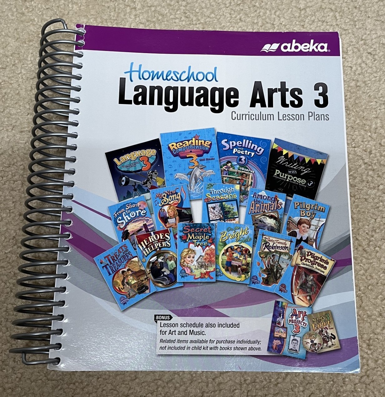 ABEKA 3rd grade Parent Kit books and Student books / Readers LOT
