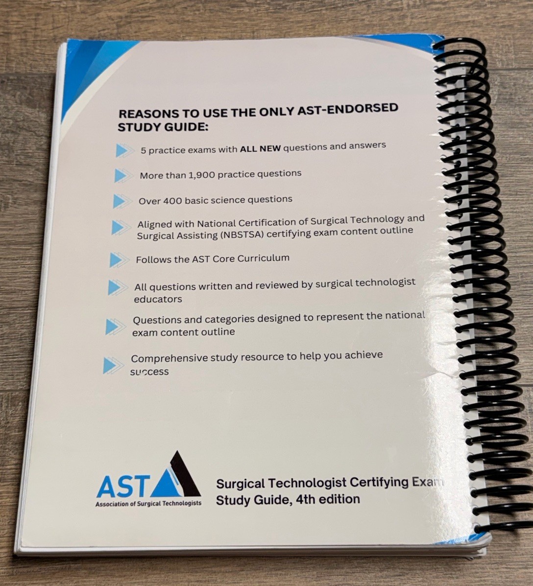 AST Surgical Technologist Certifying Exam Study Guide 4th Ed Ring/Wire Bound