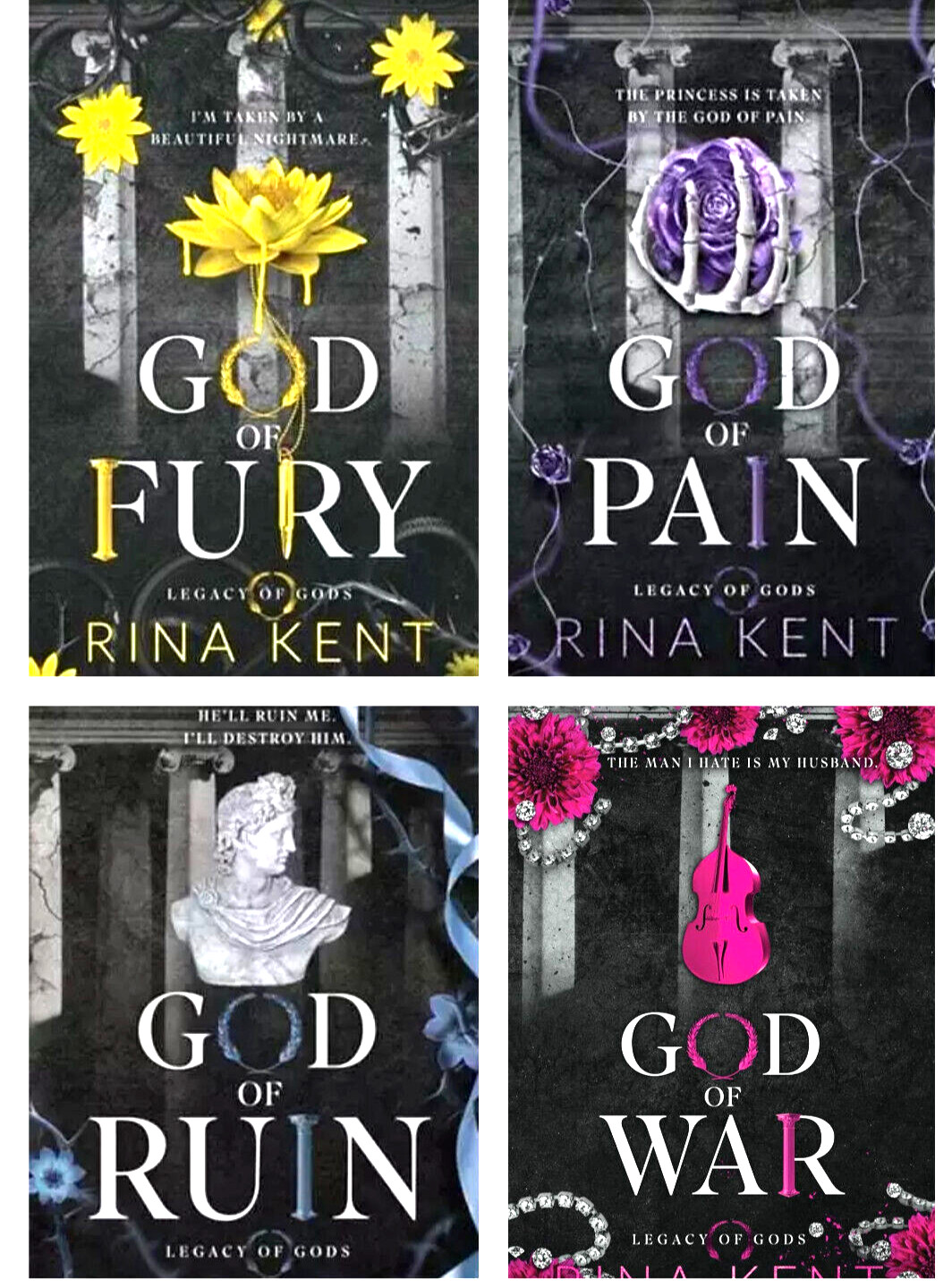 4 Book Combo Set Special Edition by Rina Kent New Stock Fast Shipping