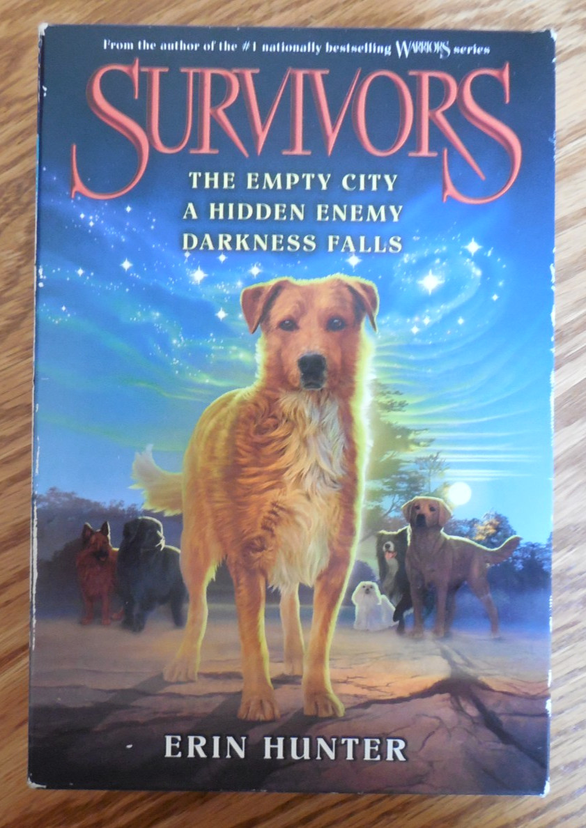 MINT HarperCollins Erin Hunter “Survivors” Box Set Books #1-3 Dog Named Lucky