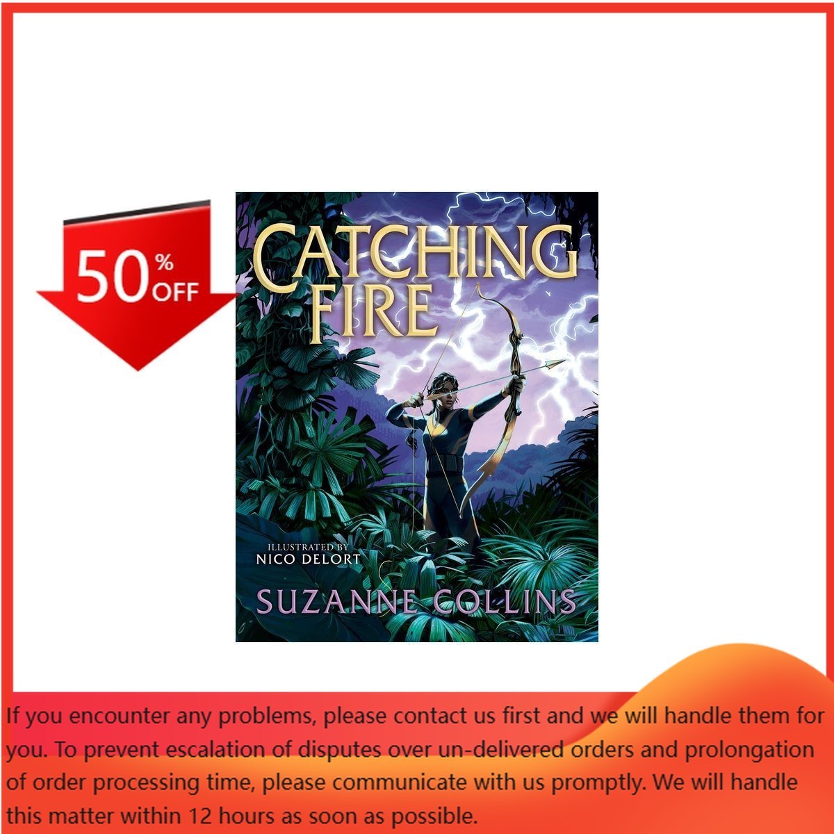 Catching Fire:Illustrated Edition the Hunger Games#2by Suzanne Collins Hardcover