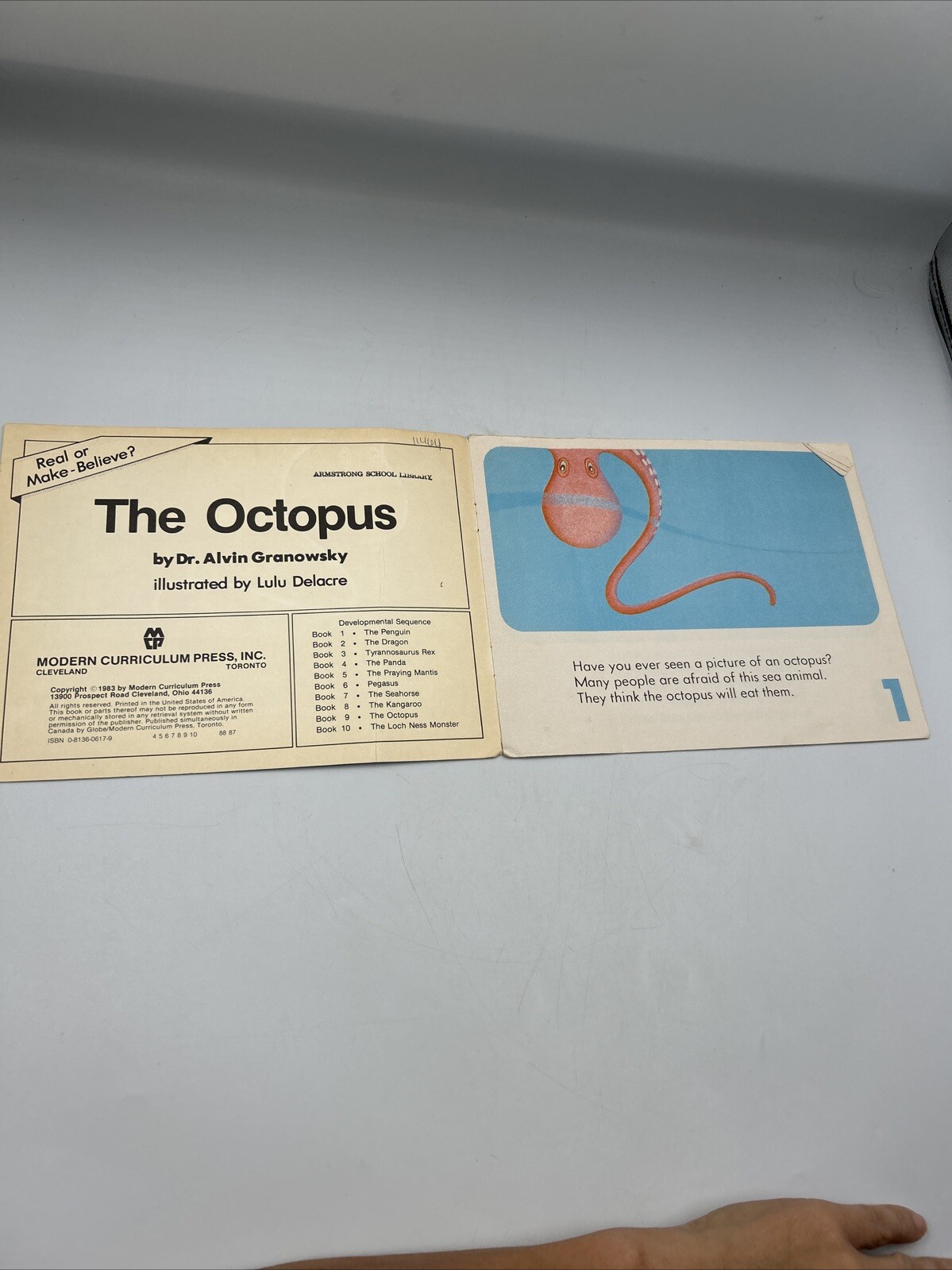 The Octopus Book 9 (Sight Word Program) by Alvin Granowsky ‘83 Modern Curriculum
