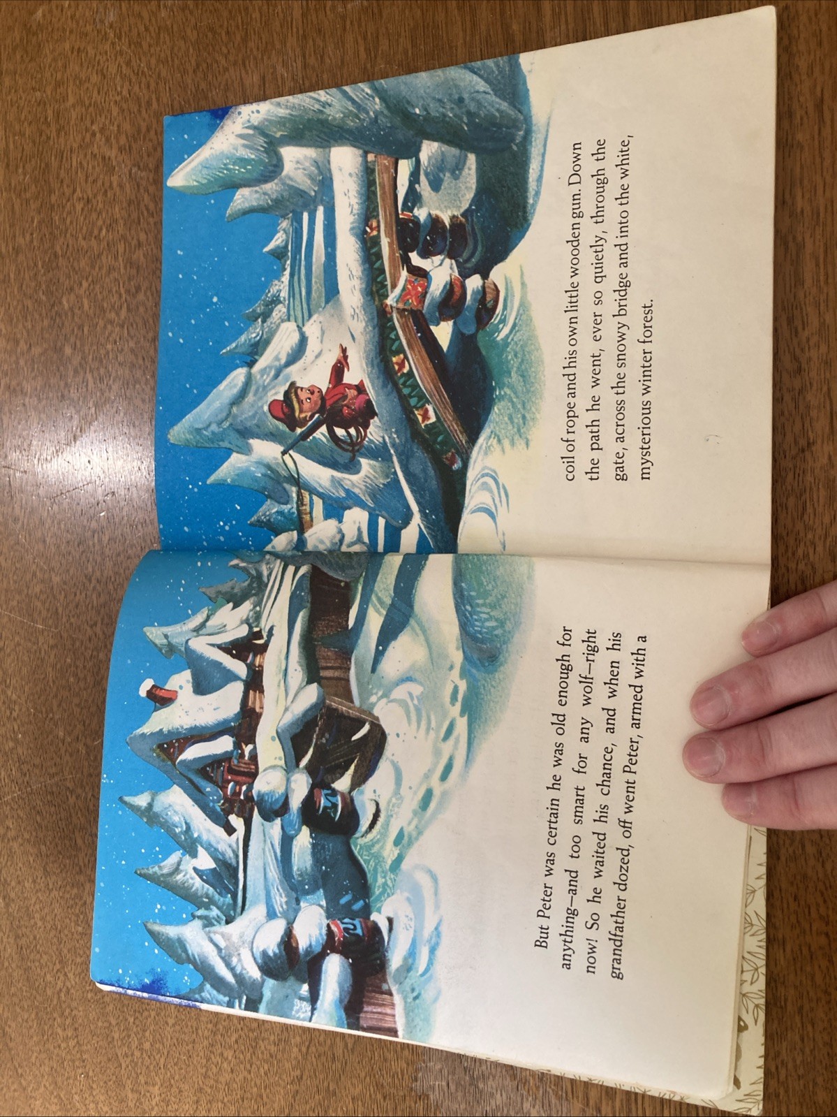 Walt Disney’s Peter & The Wolf Vintage Children’s Little Golden Book 1976