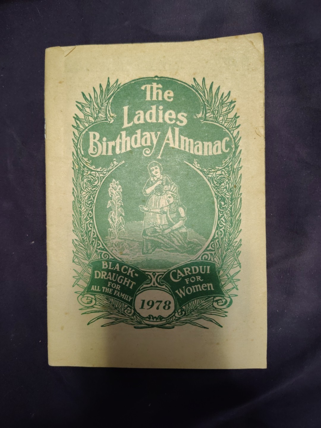 1978 The Ladies Birthday Almanac 45 Pages Vintage Book