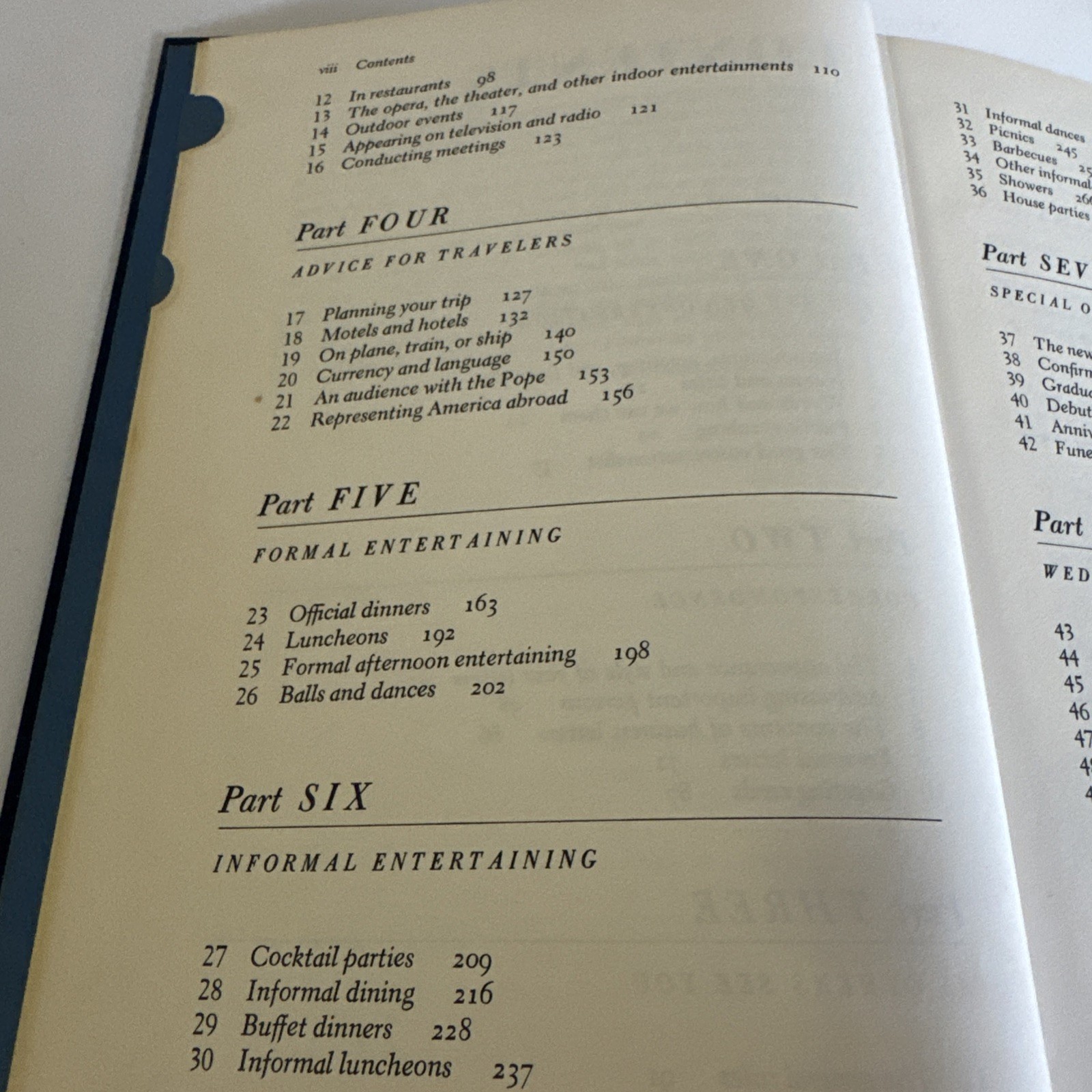 1969 Emily Post’s ETIQUETTE 12th ed. hardback book -732 pages -Weddings, parties