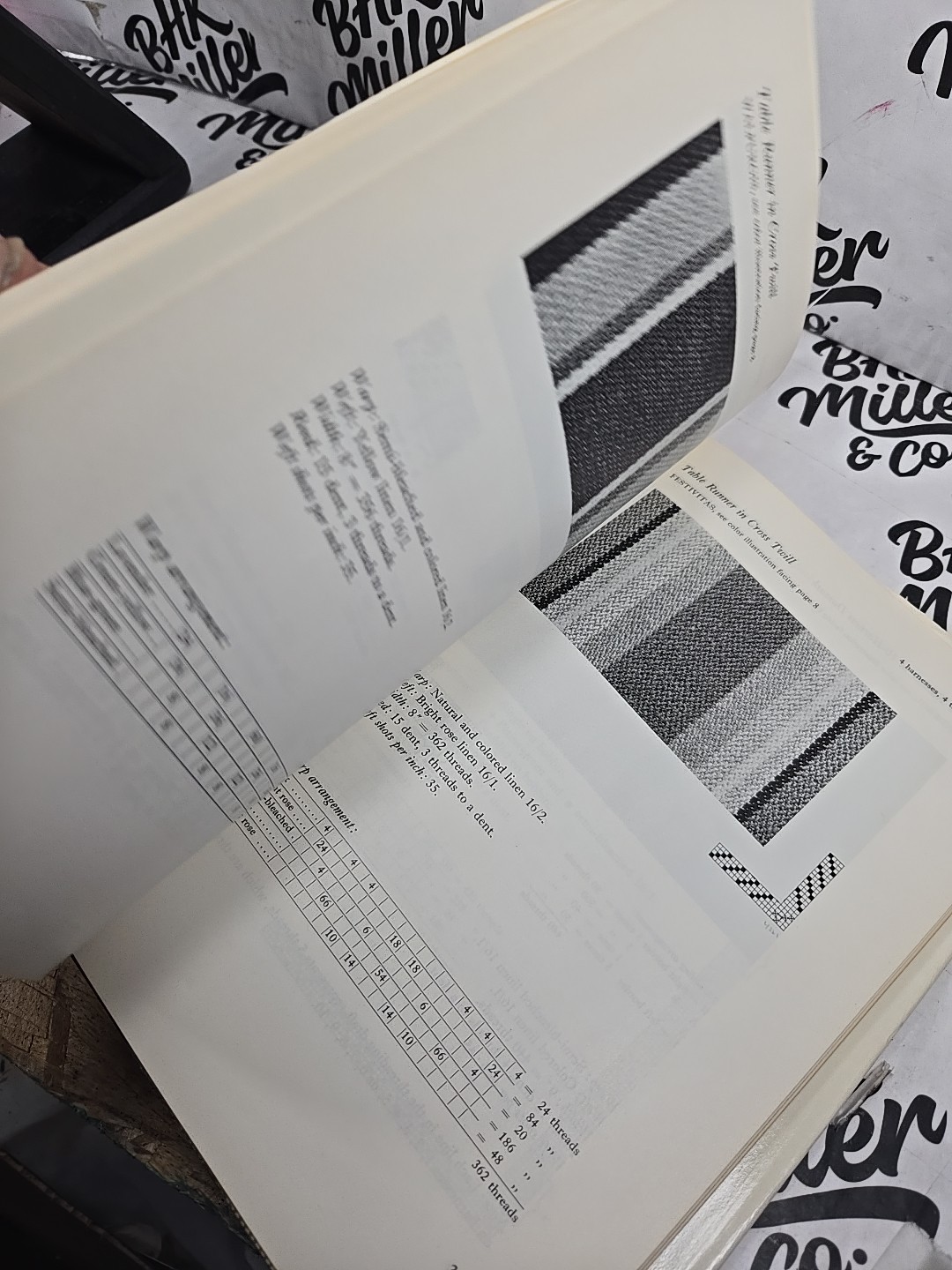 Swedish Hand Weaving Malin Selander Vtg Textile Loom Pattern HC/DJ