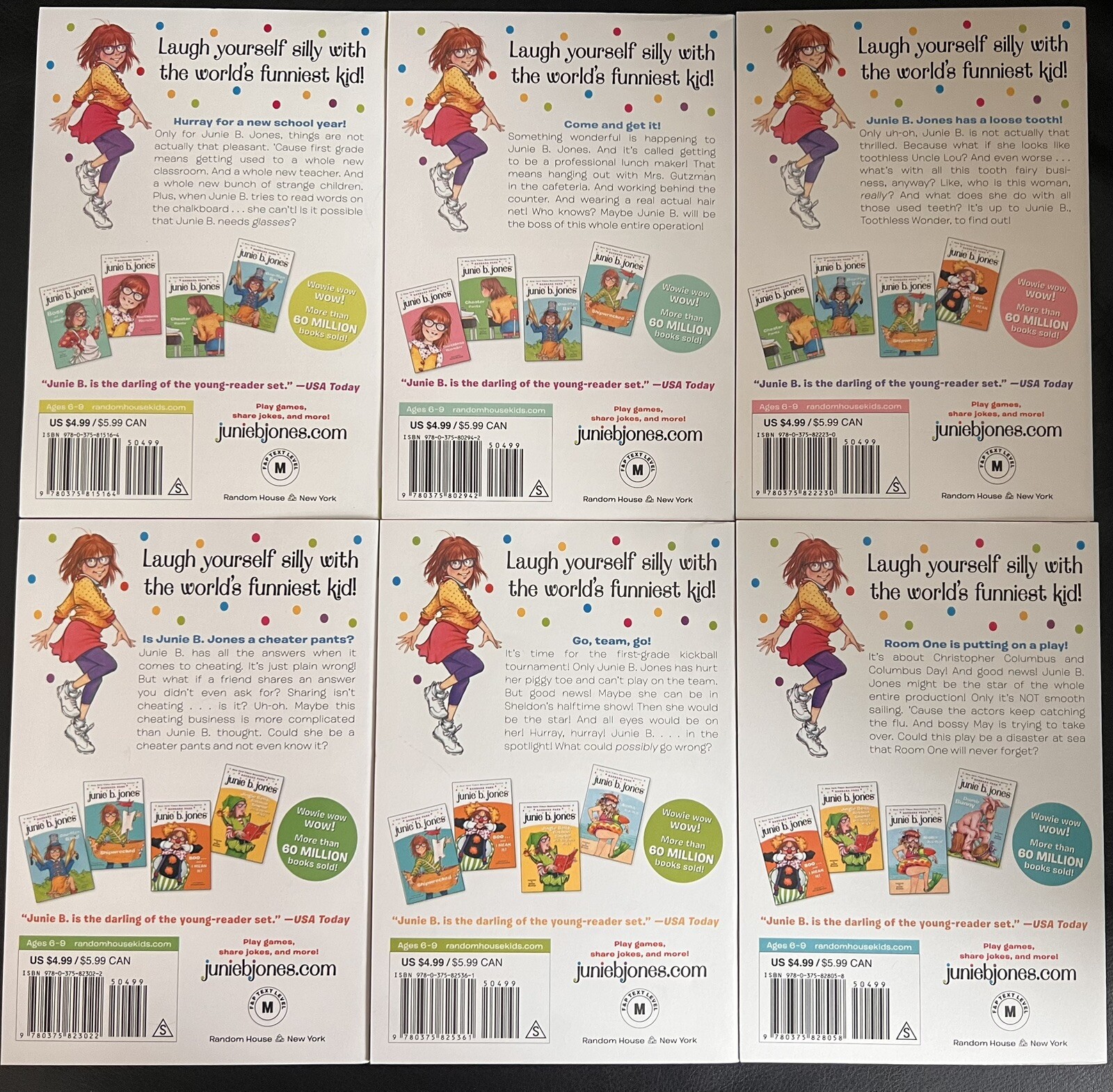 Junie B. Jones Complete First Grade Collection B. Park Books 18-28