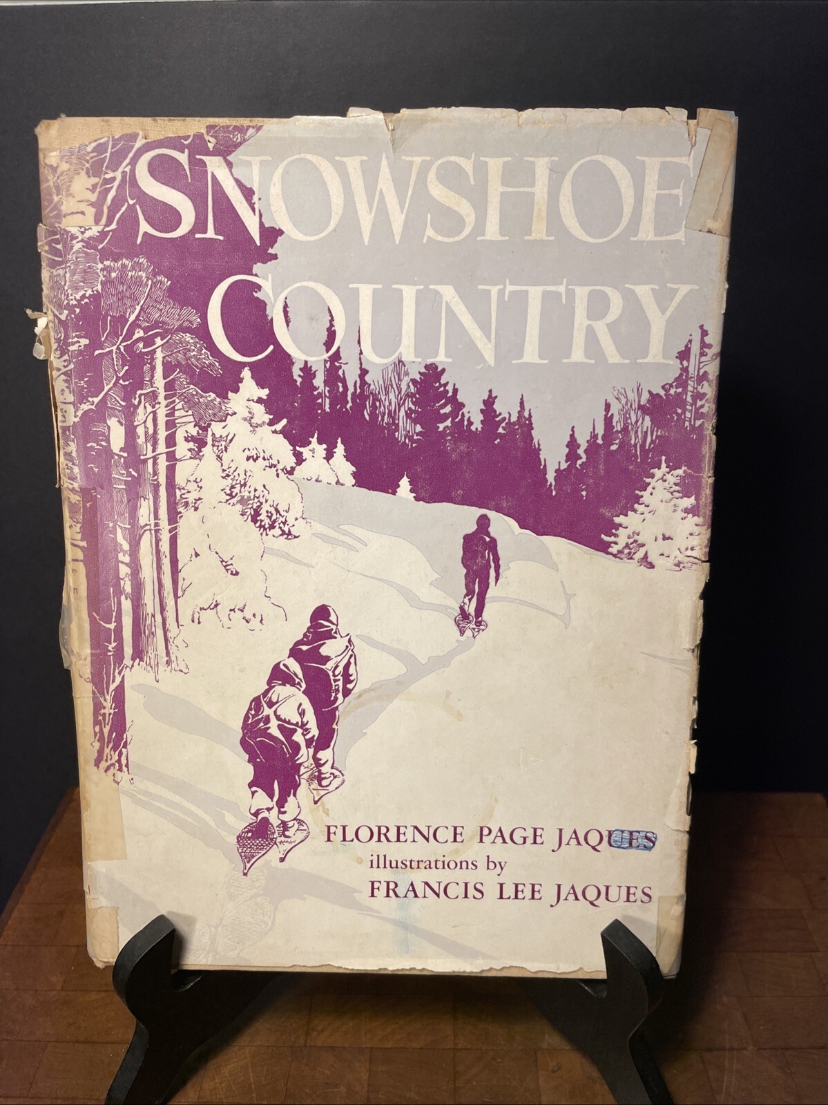 Snowshoe Country by Florence Page Jaques 1959 Rare 3rd printing SIGNED Inscribed