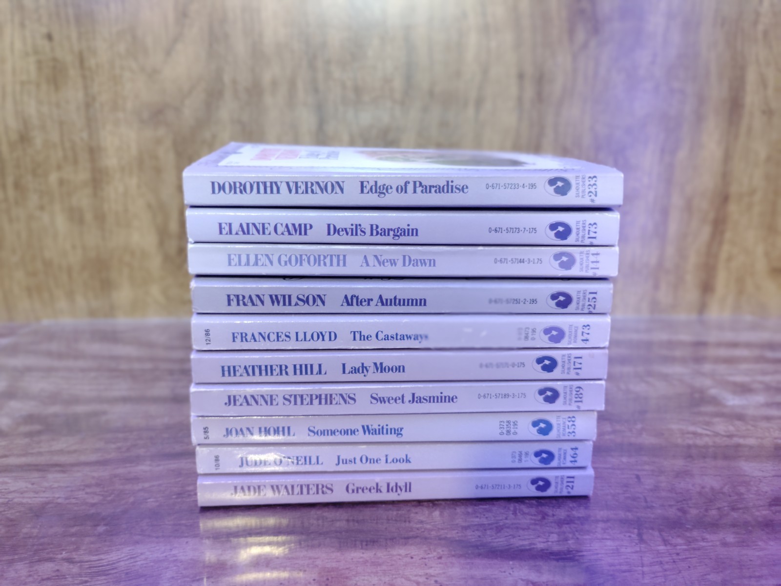Silhouette Romance Lot 10 Vintage Paperbacks 1980s Vernon Hohl Stephens Walters+