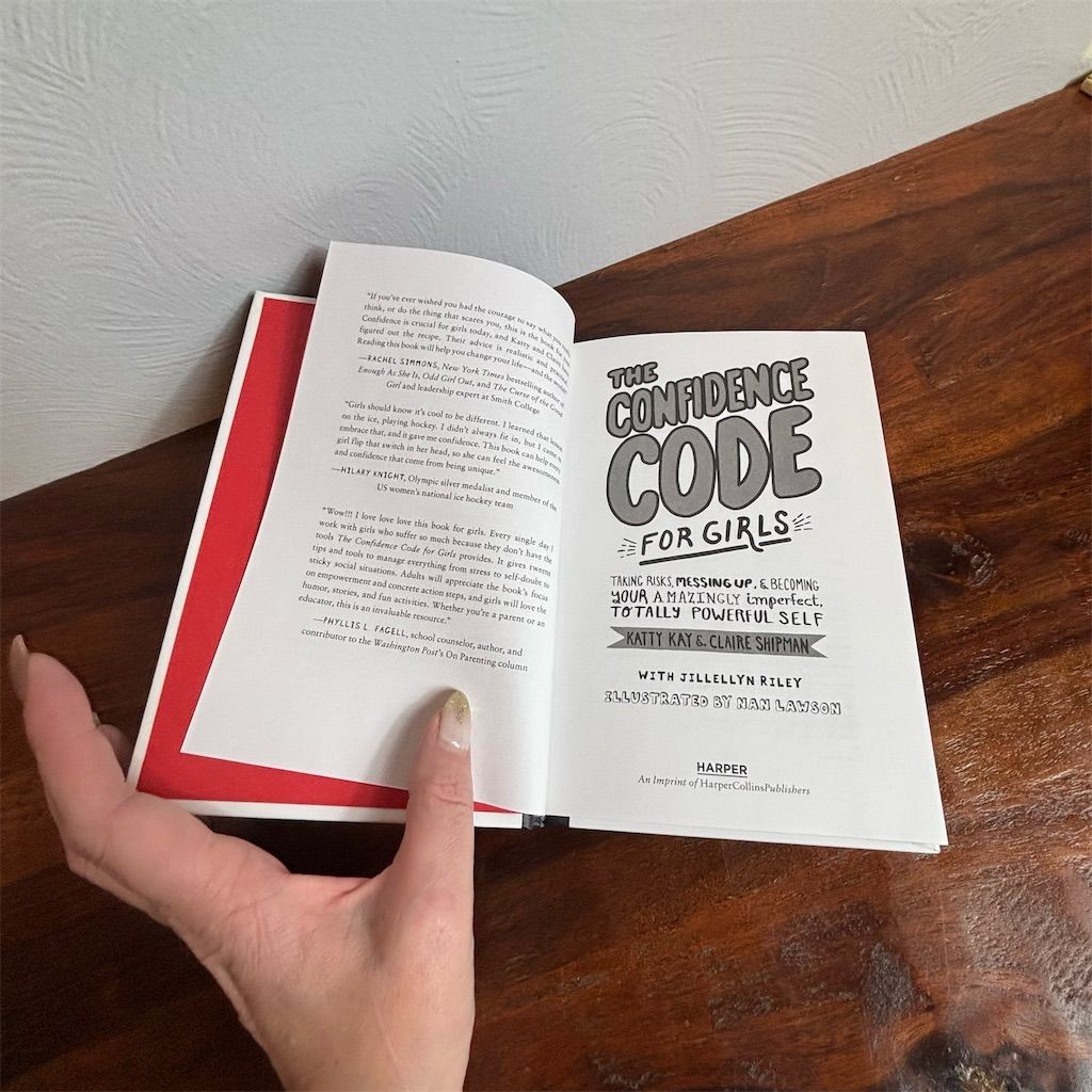 The Confidence Code for Girls Hardcover Book Ages 9-12 Self-Help Guide