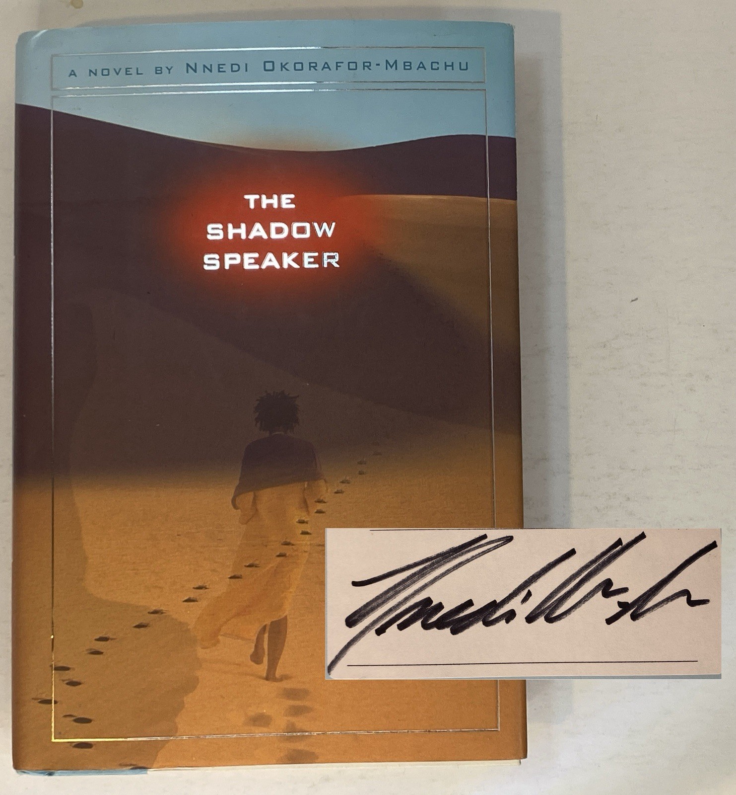 The Shadow Speaker SIGNED by Nnedi Okorafor-Mbachu 1st/1st 2007 RARE