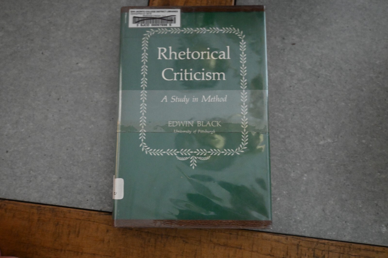 Rhetorical Criticism: A Study In Method – Hardcover By Black, Edwin – GOOD