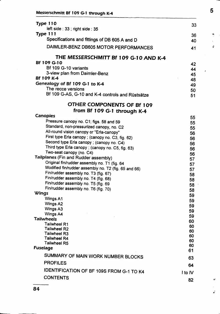 LES MESSERSCHMITT BF 109 G-1 À K-4 – MOTEURS ET AMÉNAGEMENTS, Jean Claude Mermet