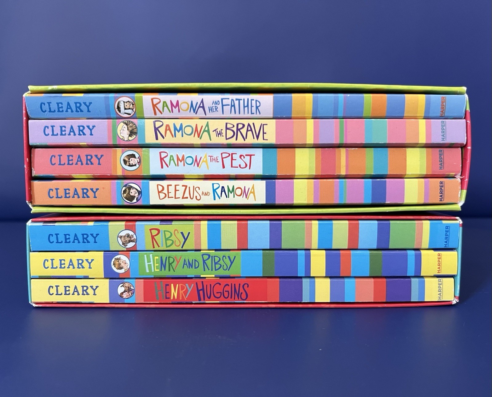 Lot Beverly Cleary Ramona & Henry Huggins Book Box Sets – 7 Books Total