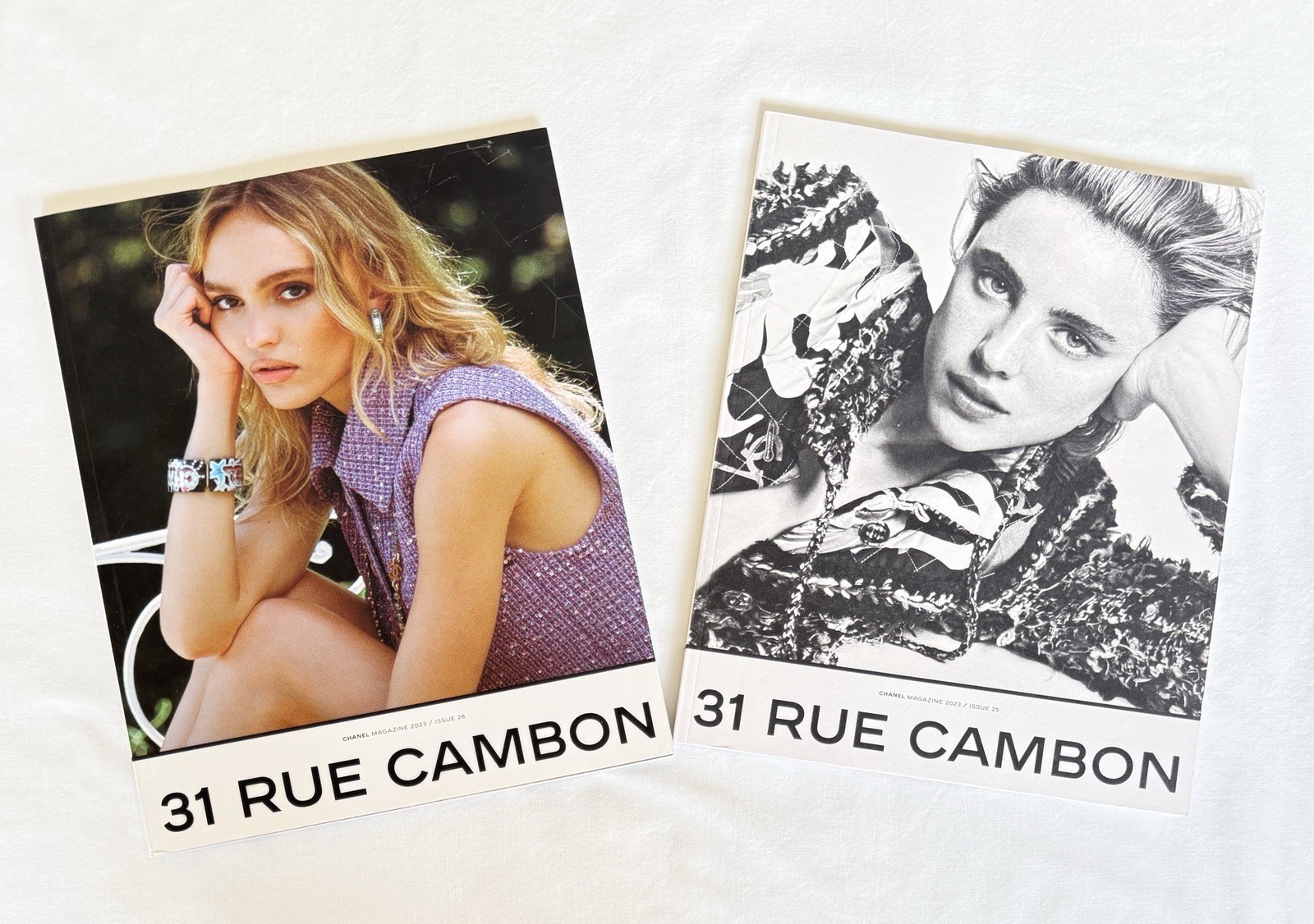 Chanel Catalog Magazine 31 Rue Cambon Lot Of 2 2023 Special Edition & Lily Rose