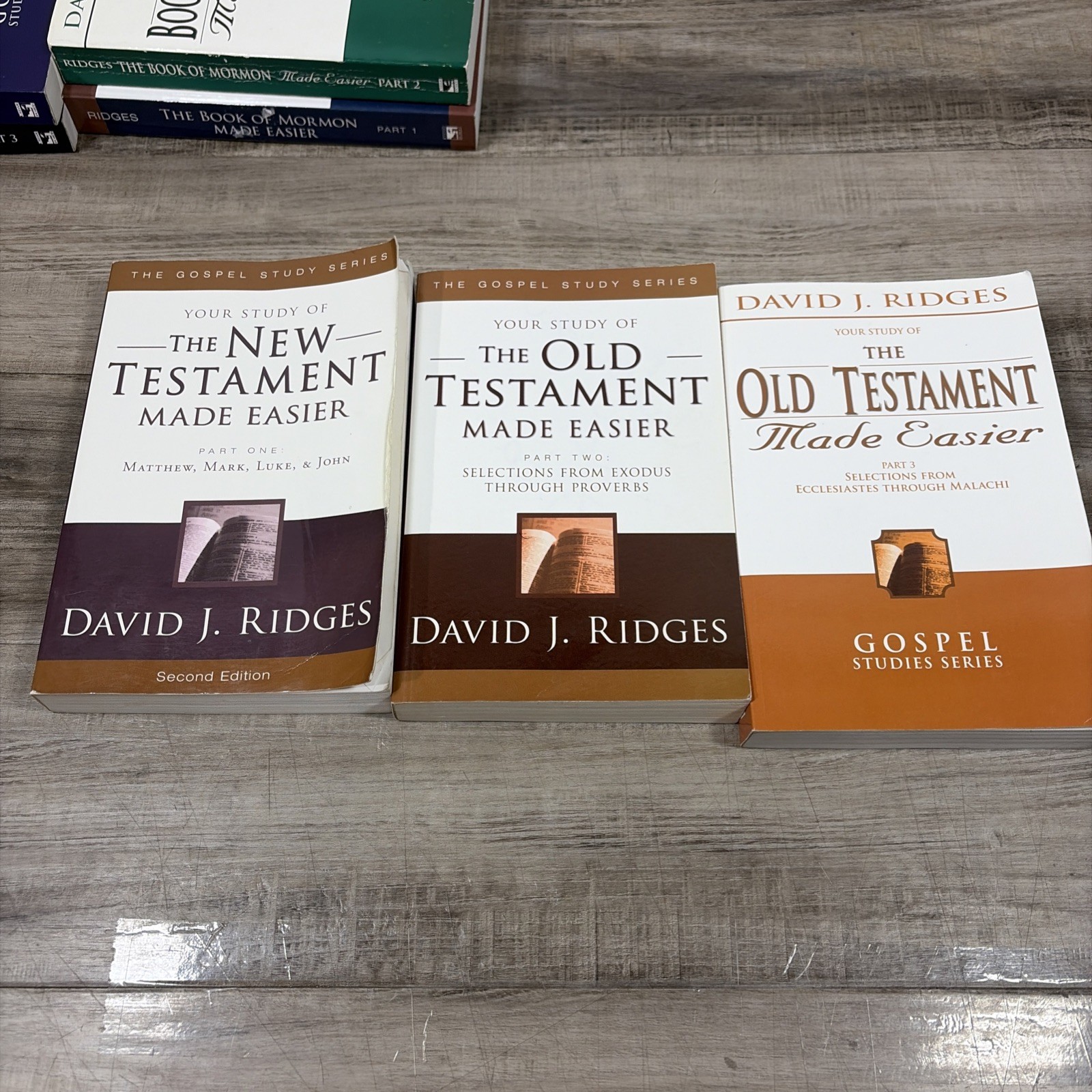 The Gospel Studies Series by David J. Ridges 10 Book Lot Paperback Mormon LDS
