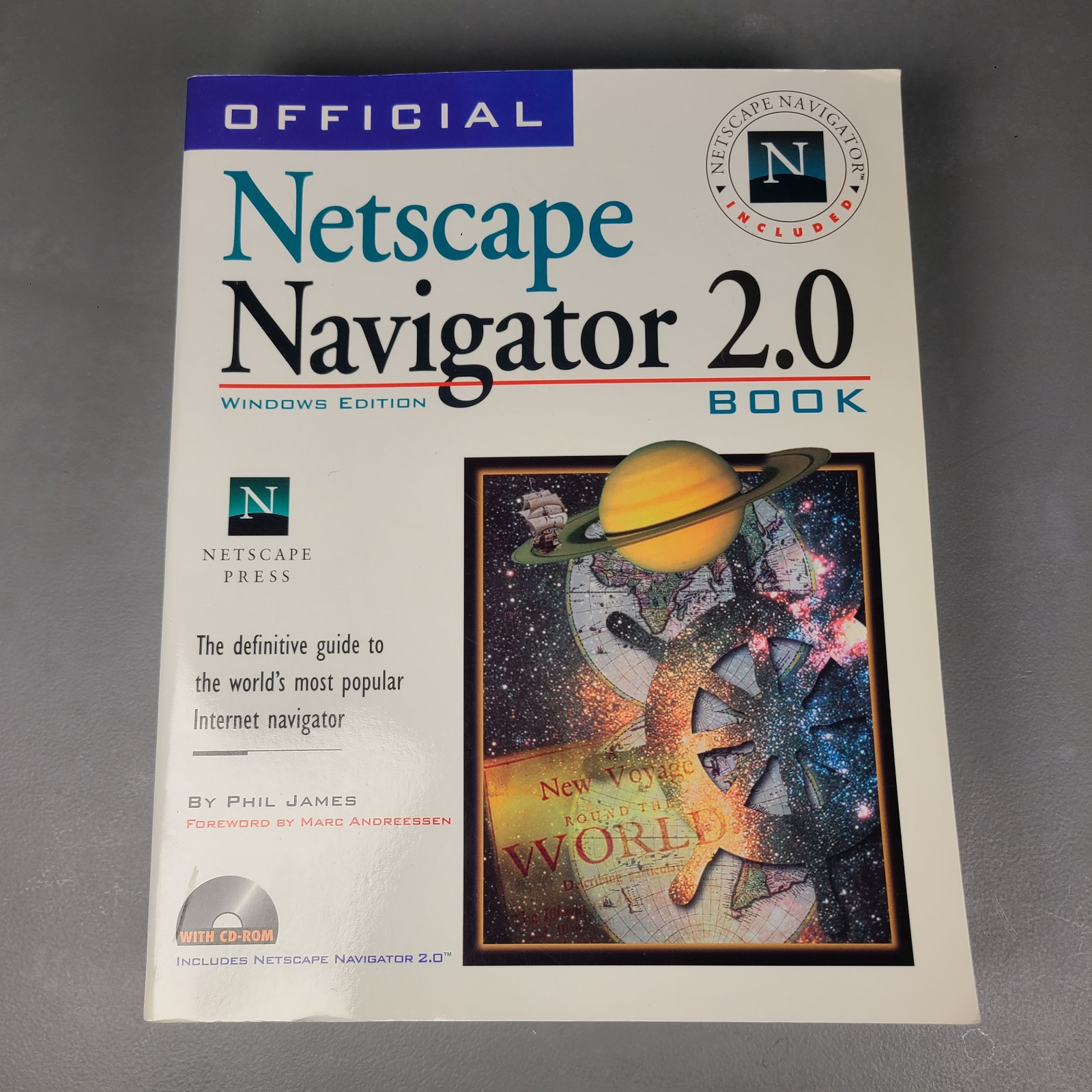 Official Netscape Navigator 2.0 Book – Windows PC Edition – VTG 90s Internet