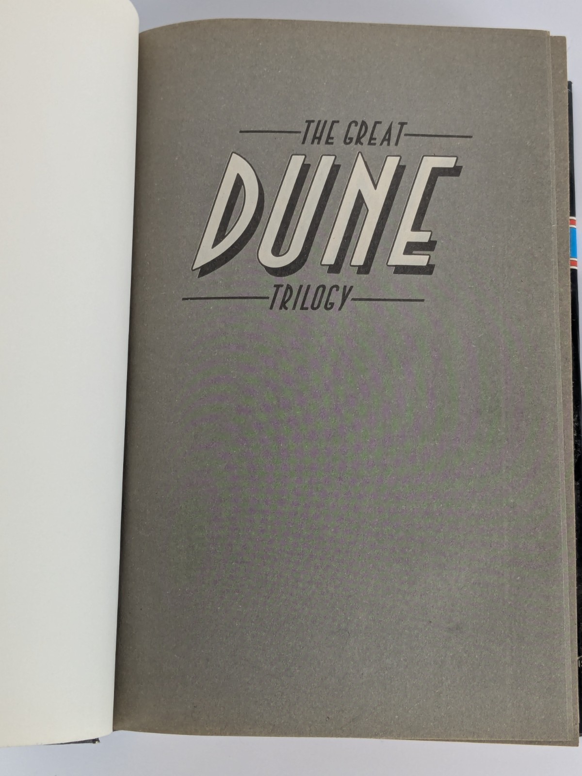 The Great Dune Trilogy Dune (Hardcover) 1984 Frank Herbert Messiah Children
