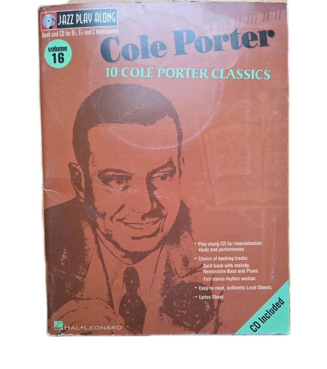 Cole Porter Jazz Play Along Vol.16 10 Classics! Book Cd NEW!