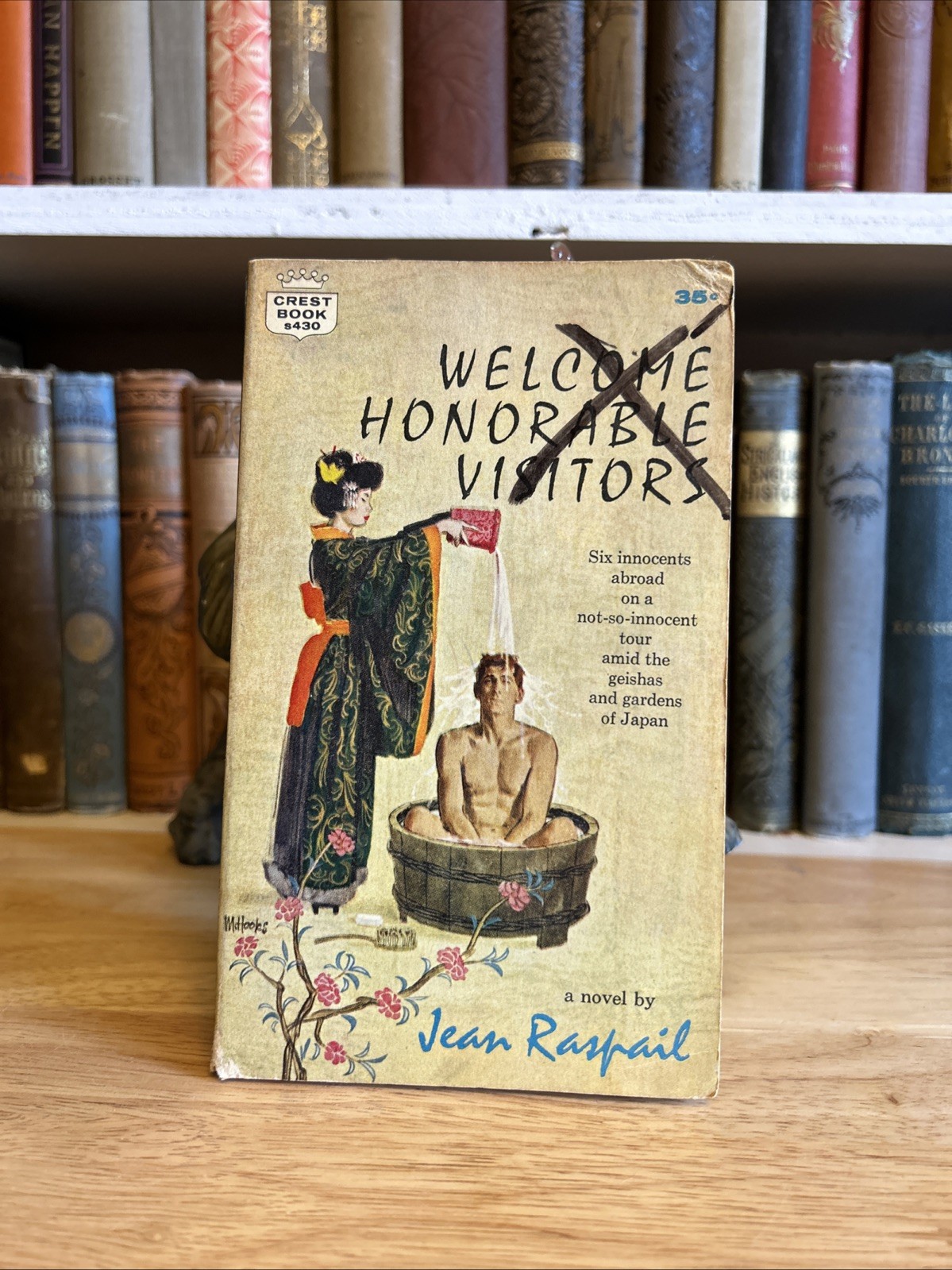 WELCOME HONORABLE VISITORS by JEAN RASPAIL Crest Book s430 PB Vintage