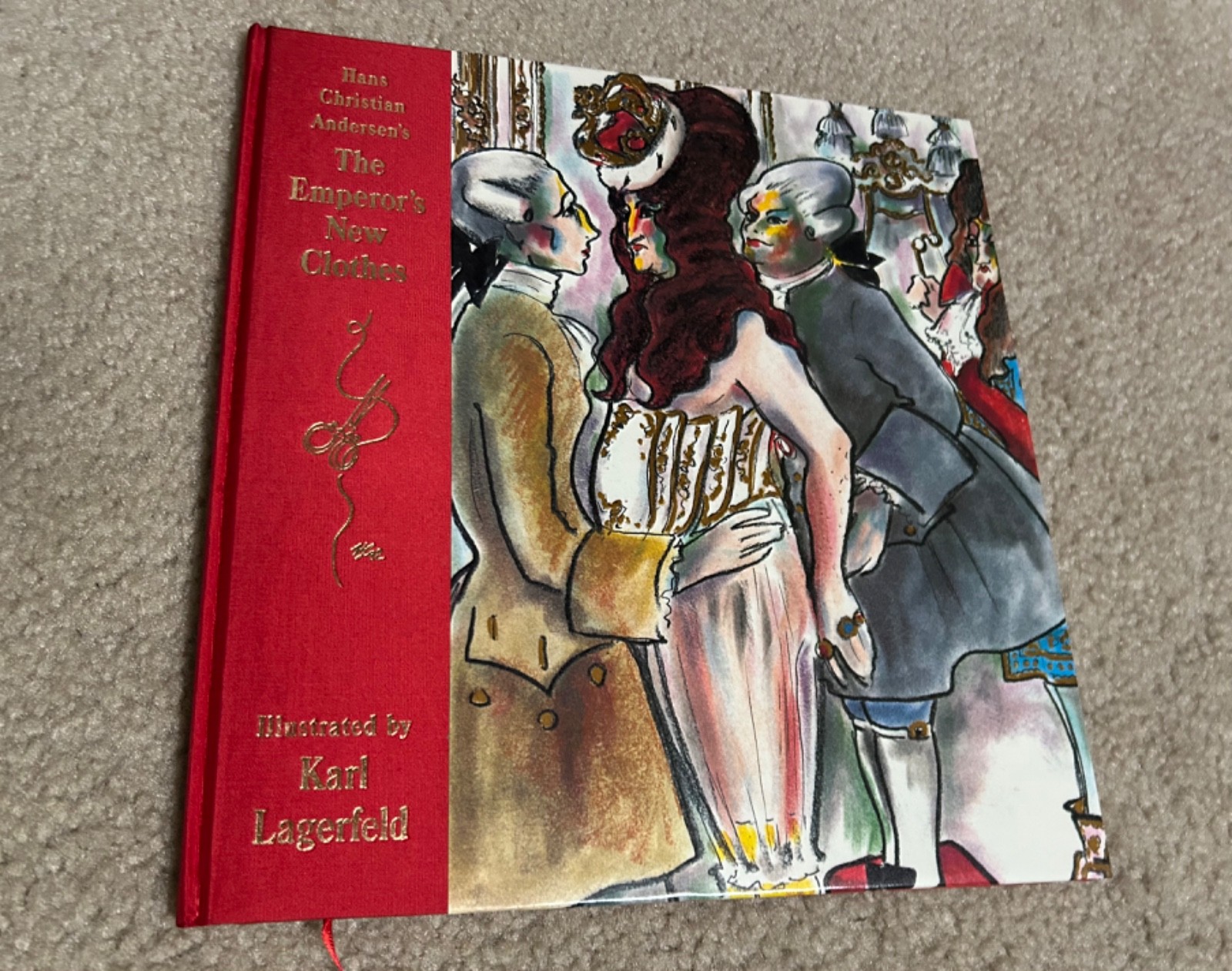 SIGNED!! book KARL LAGERFELD The Emperor’s New Clothes AUTOGRAPH 1st Edition