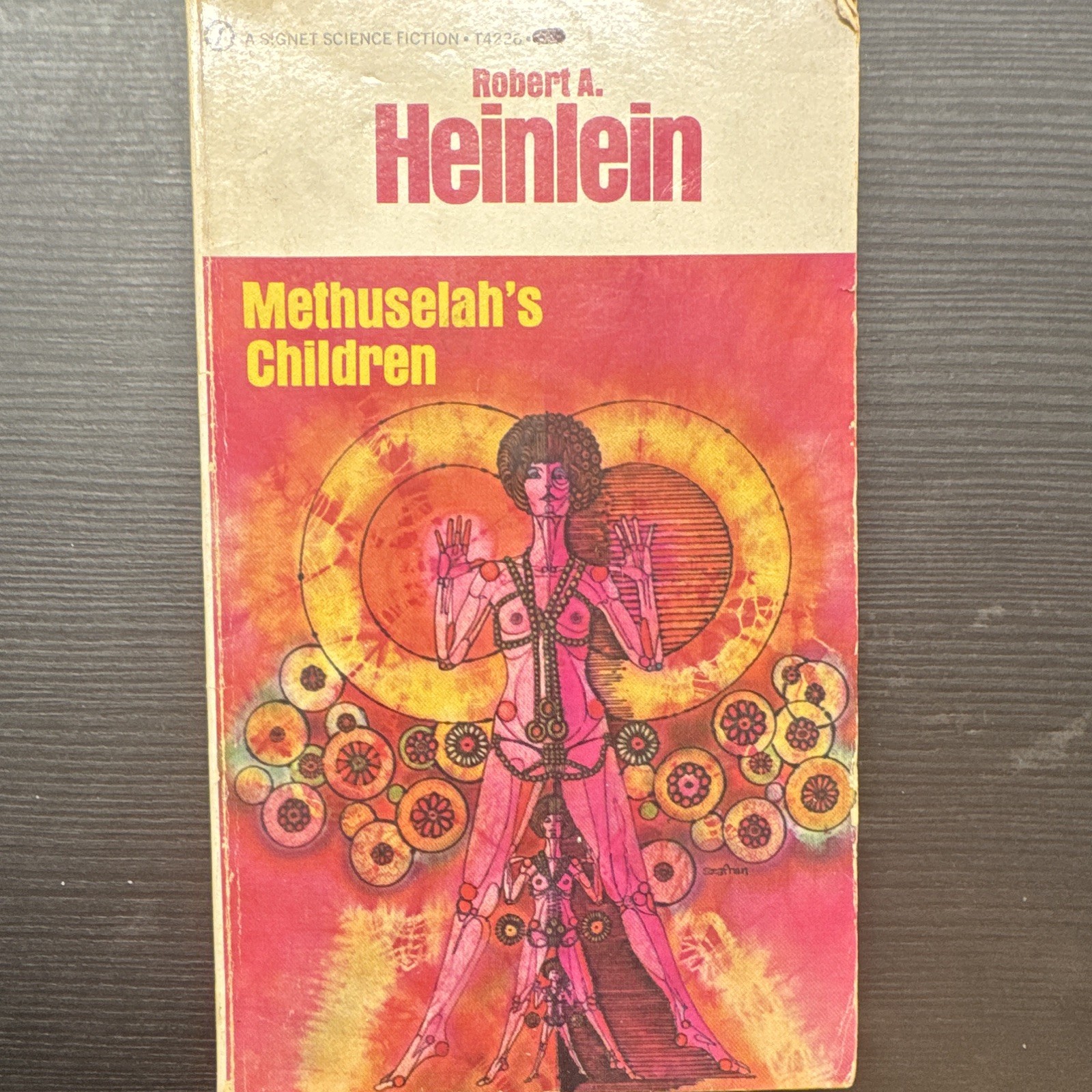 Robert A. Heinlein Methuselah’s Children PB Signet Sci-Fi Space 1958 5th Prtg