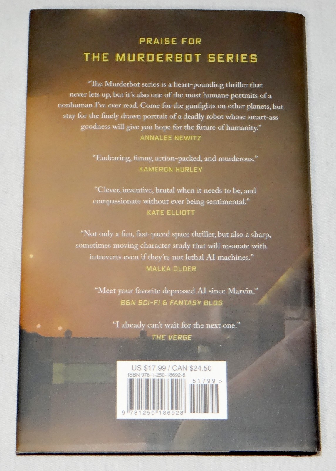Martha Wells Artifical Condition Murderbot Diaries 2 1st Hardcover Edition 15th