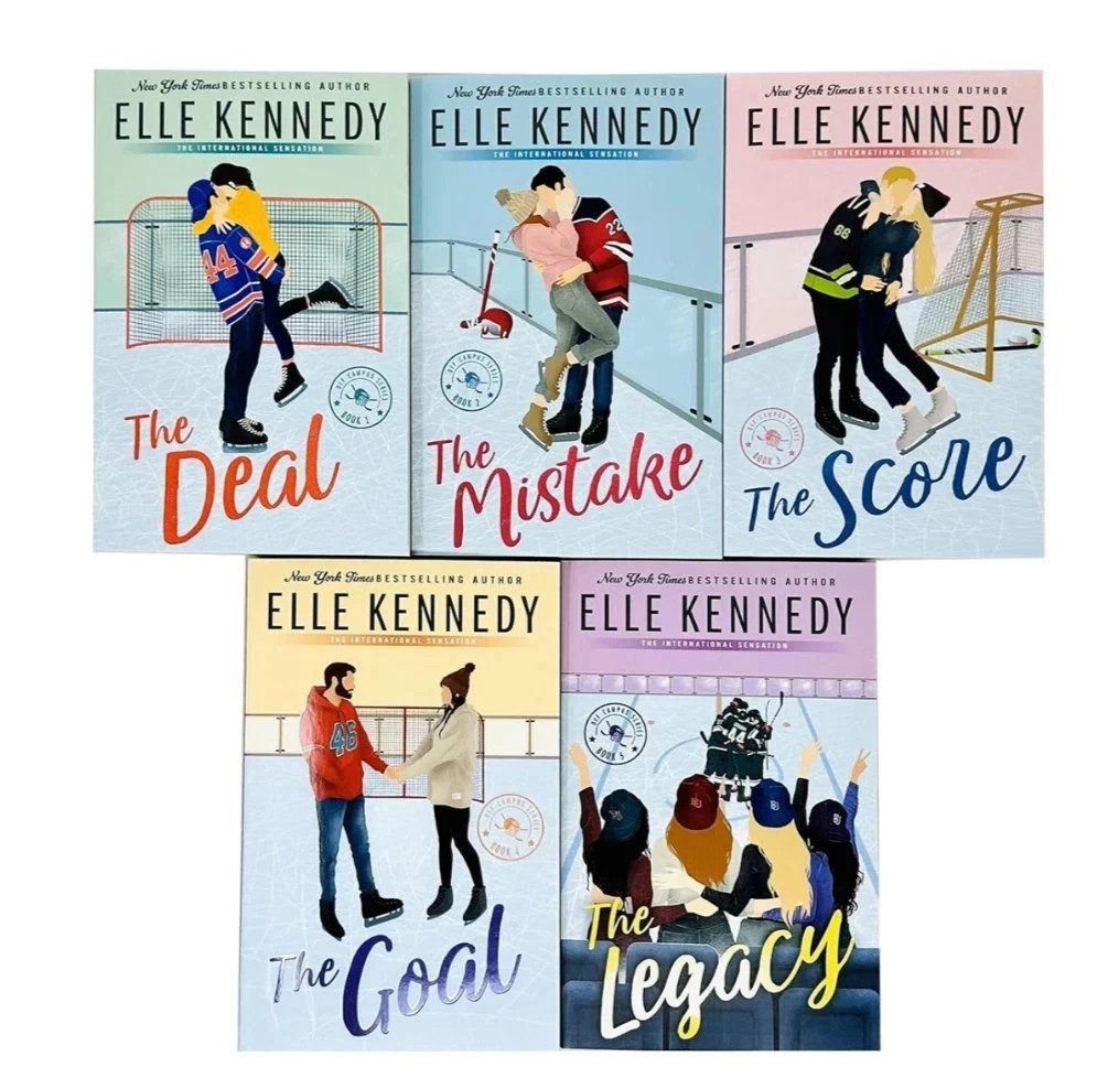 Off-Campus Series The Deal, Mistake, Score, Goal, Legacy, 5 book set, PB