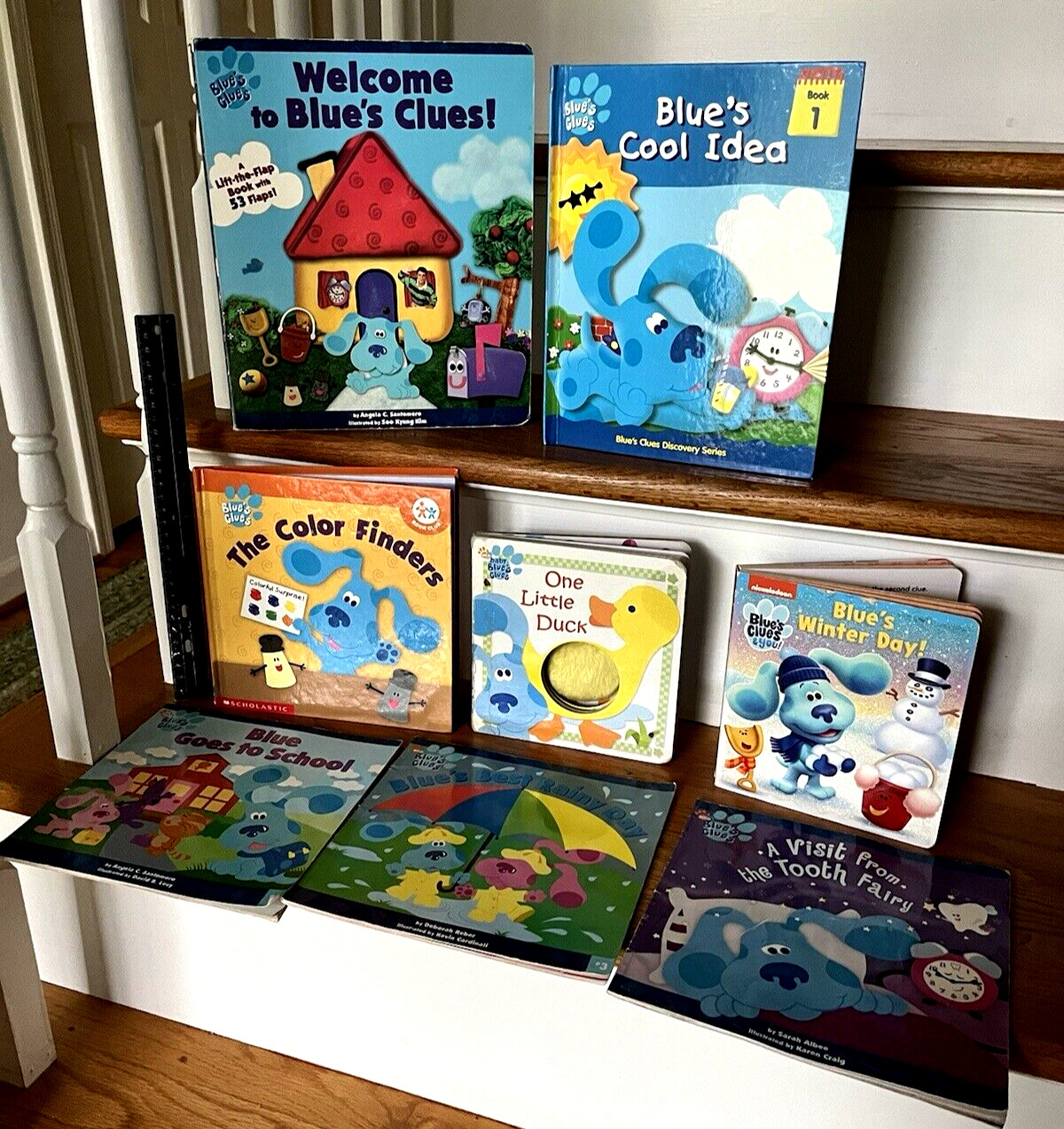 8 Assorted Blue’s Clues Bks Welcome to Blue’s Clues! School Winter Day Ltl Duck