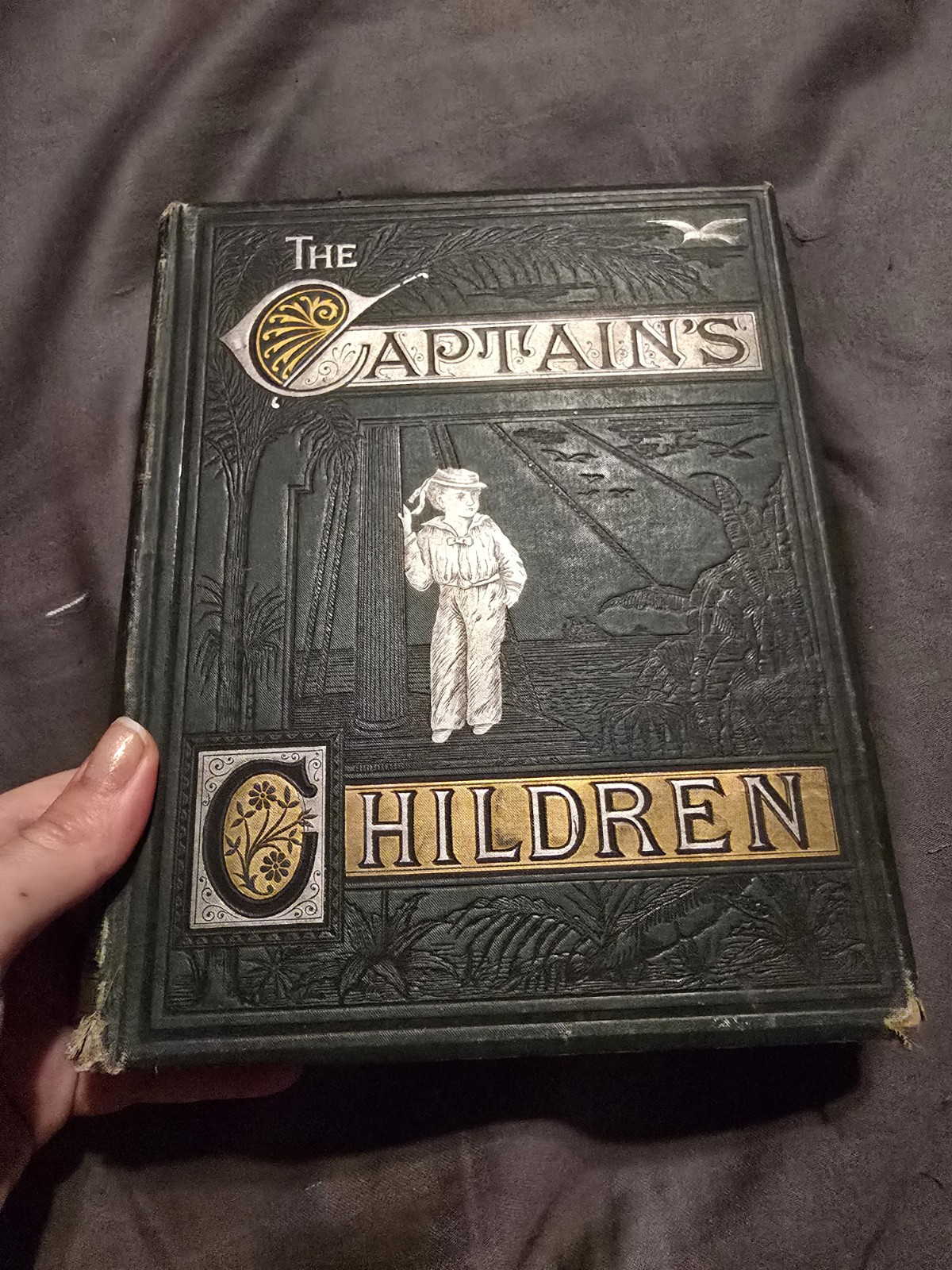 1880 The Captain’s Children Victorian Childrens Lit Illustrated