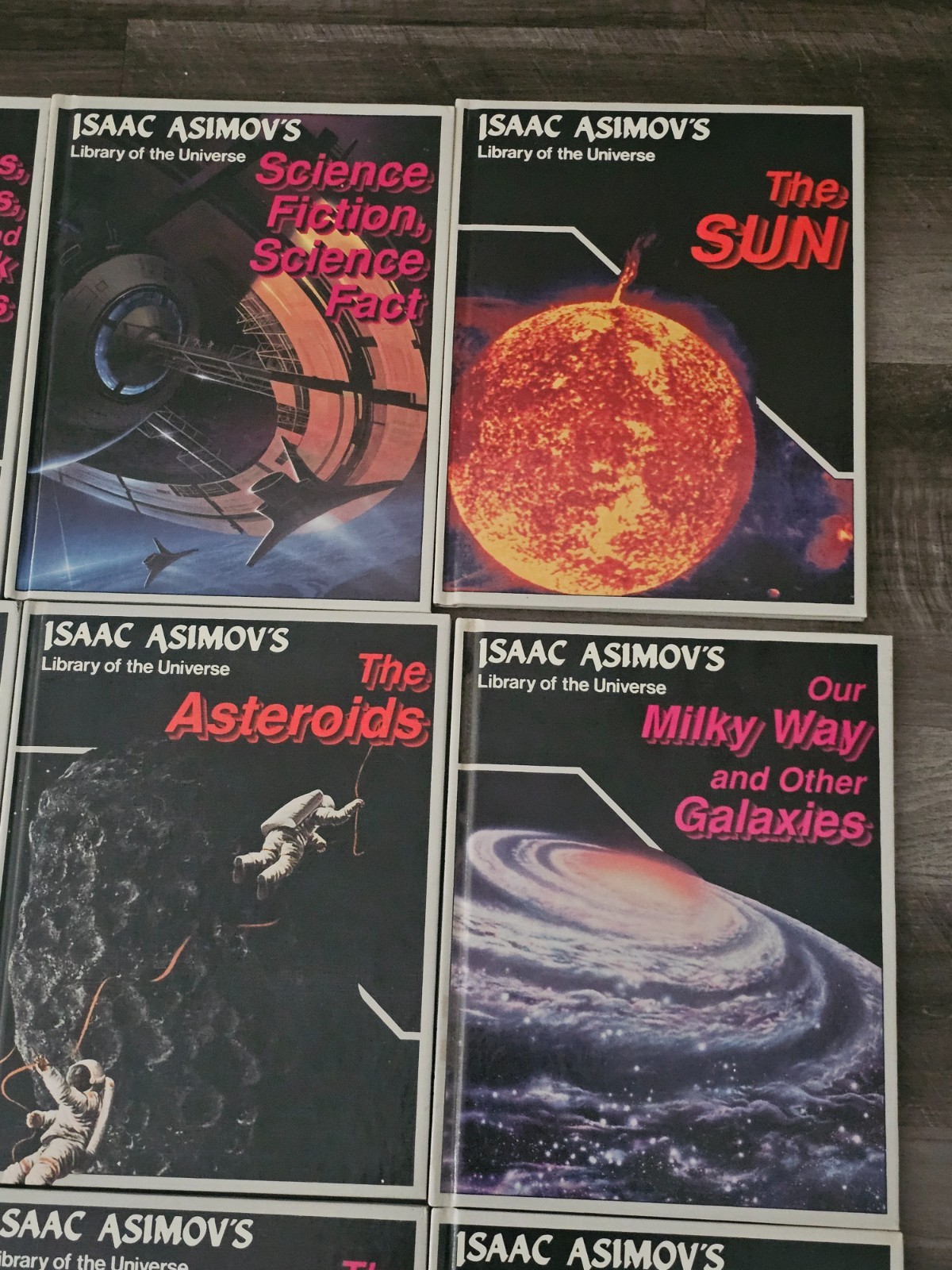 Isaac Asimov’s Library of the Universe Complete Set of 28 Hardcover Books – VTG