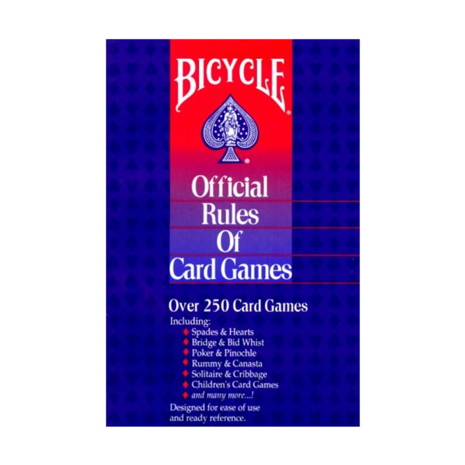 Bicycle Official Rules of Card Games – paperback tom-braunlich-joli-quentin-…