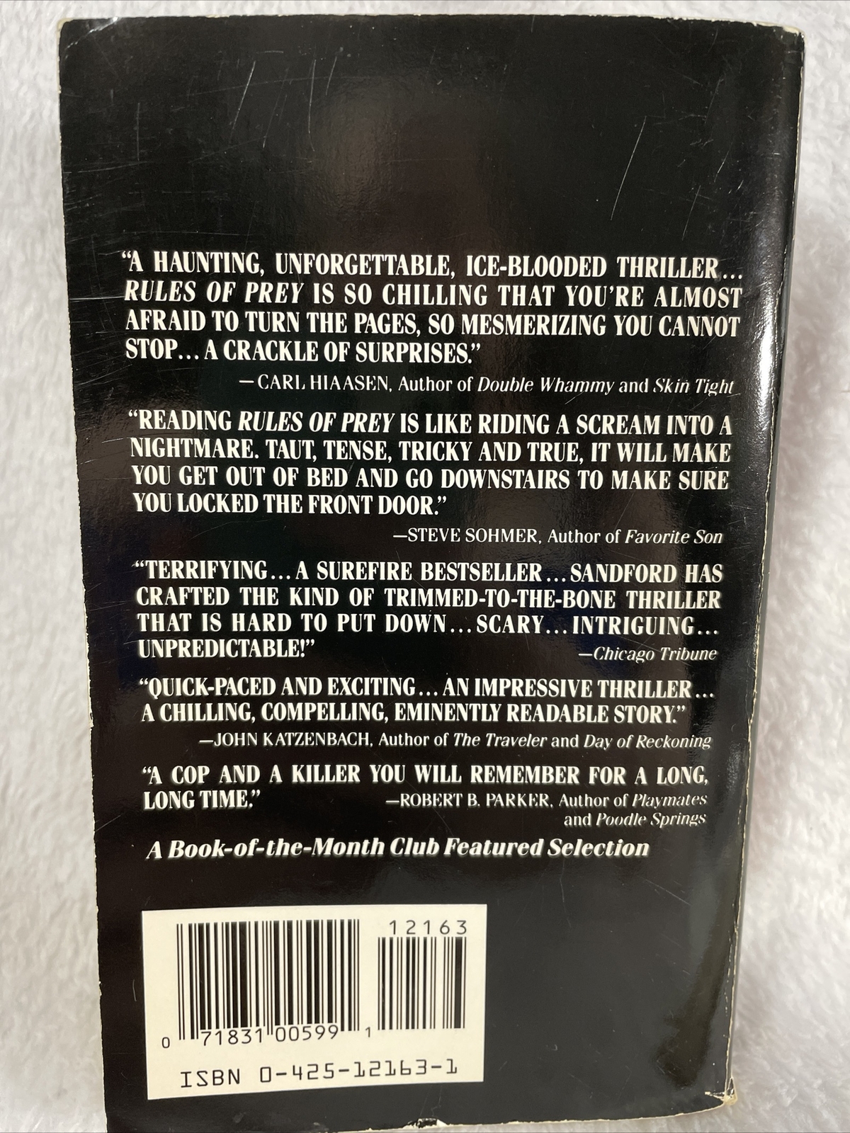 A Prey Novel Ser.: Rules of Prey by John Sandford (2019, Trade Paperback)