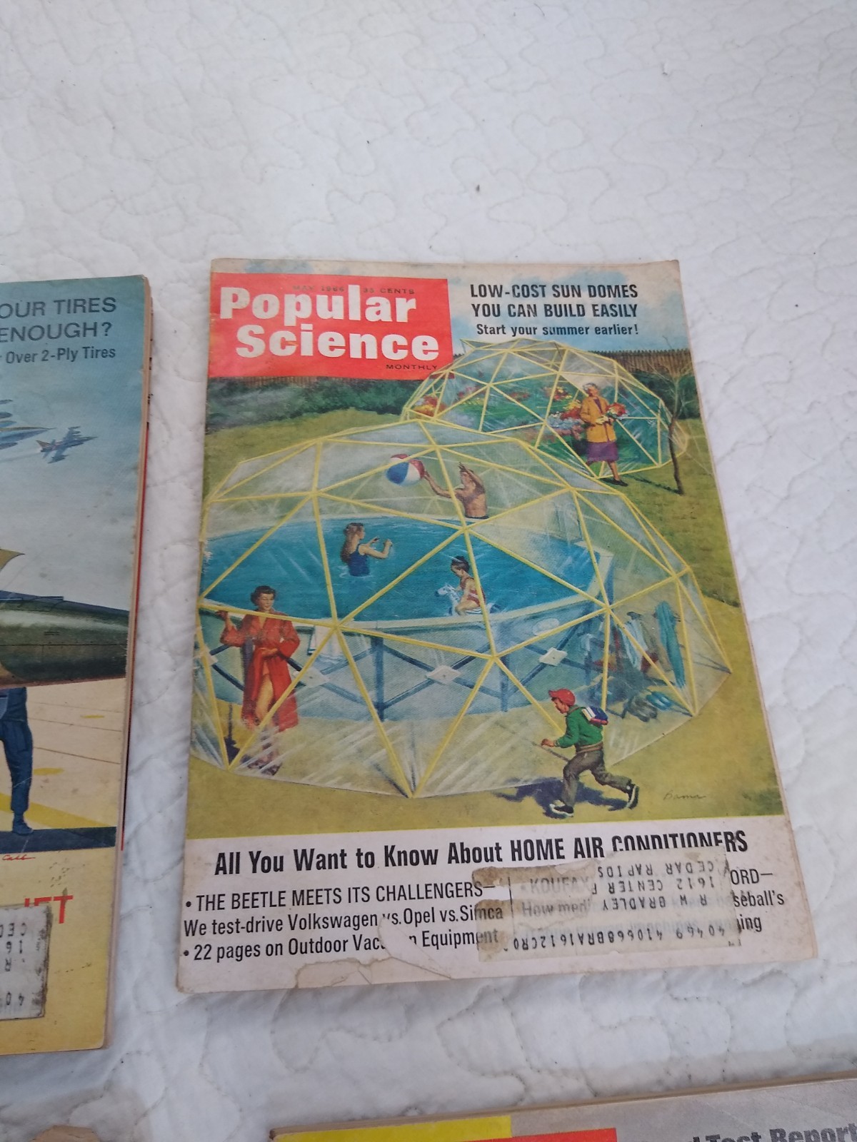 Vintage Popular Science Magazines 1966 Lot of 6 Feb March May July Oct Dec