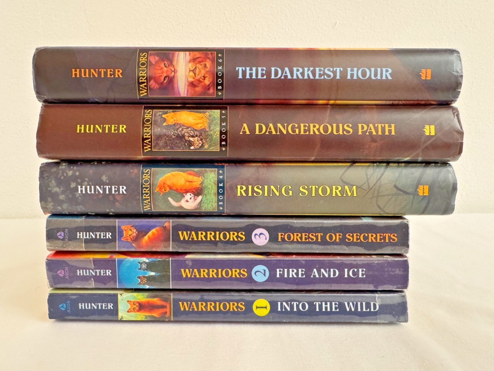 WARRIORS Original The Prophecy Begins Books 1-6 Erin Hunter 1-3 PB 4-6 Hardcover