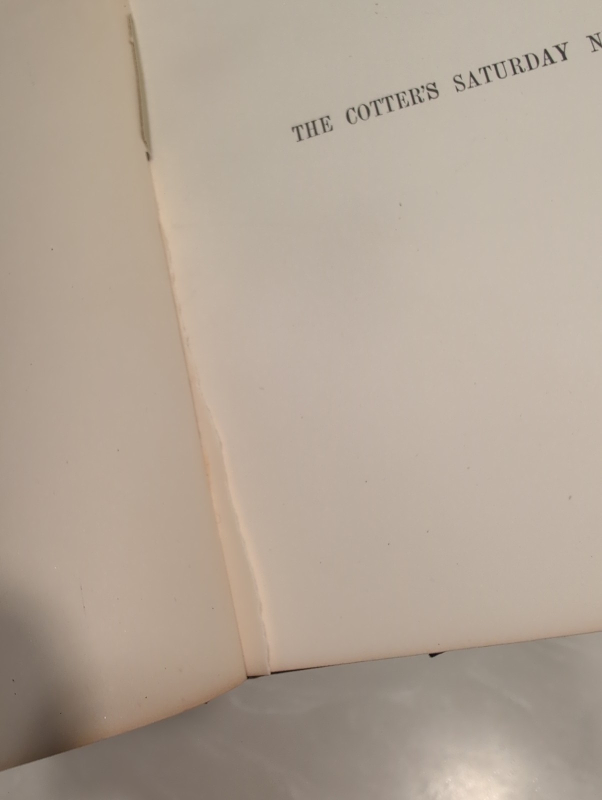 Cotter’s Saturday Night by Robert Burns 1800s Antique Illustrated F.A. Chapman