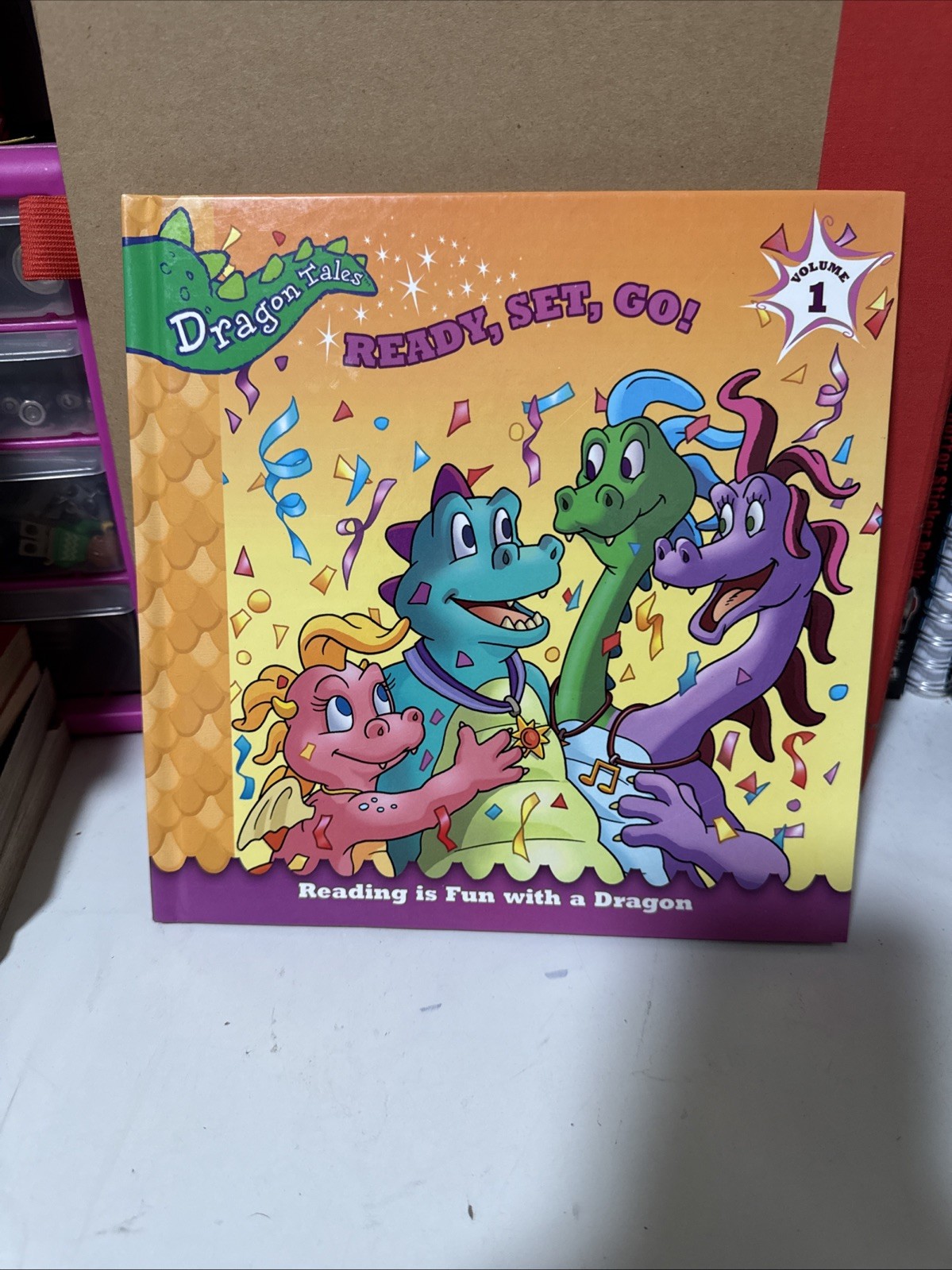 VTG 2004 Dragon Tales ‘Ready, Set, Go!’ Hardcover Book