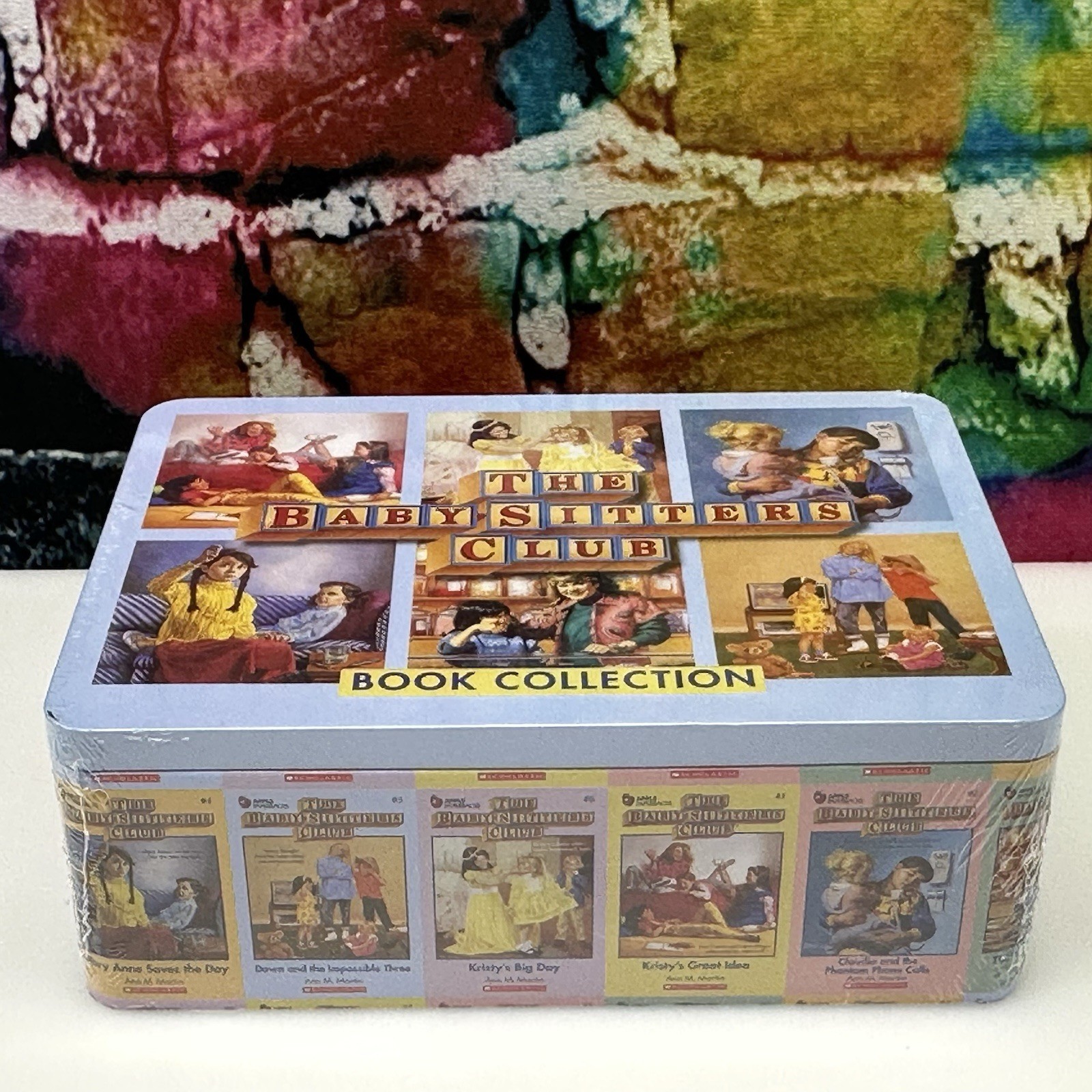 The Baby-Sitters Club Book Collection Retro Set by Ann M. Martin Tin Case NEW!