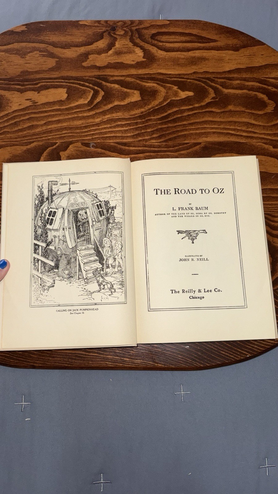 The Road to Oz Hardcover Illustrated by John R. Neill L. Frank Baum 1909